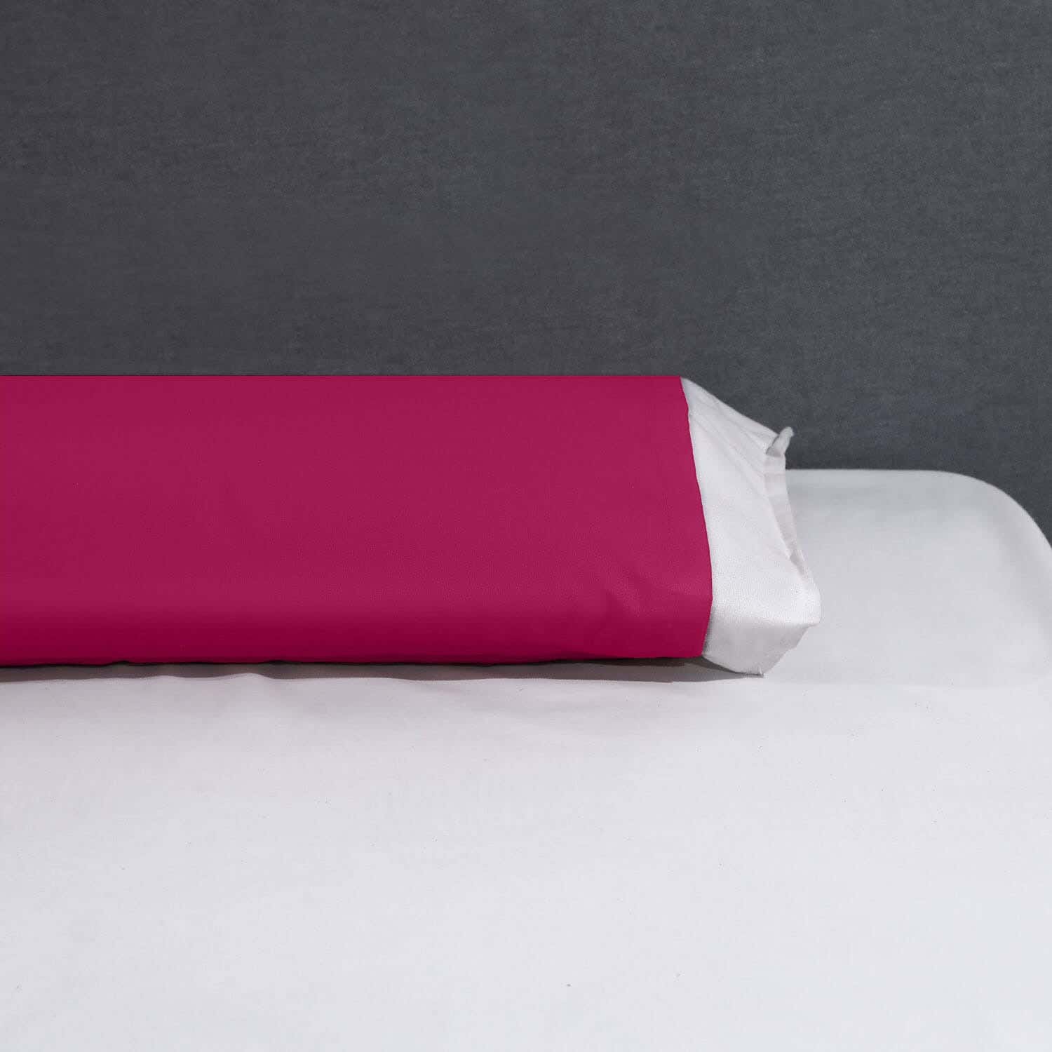Nice Home Cotton Long Pillow Cover, 120×50 cm - Dark Mauve