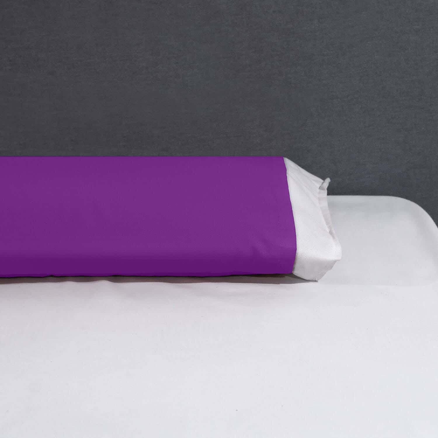 Nice Home Cotton Long Pillow Cover, 160×50 cm - Purple