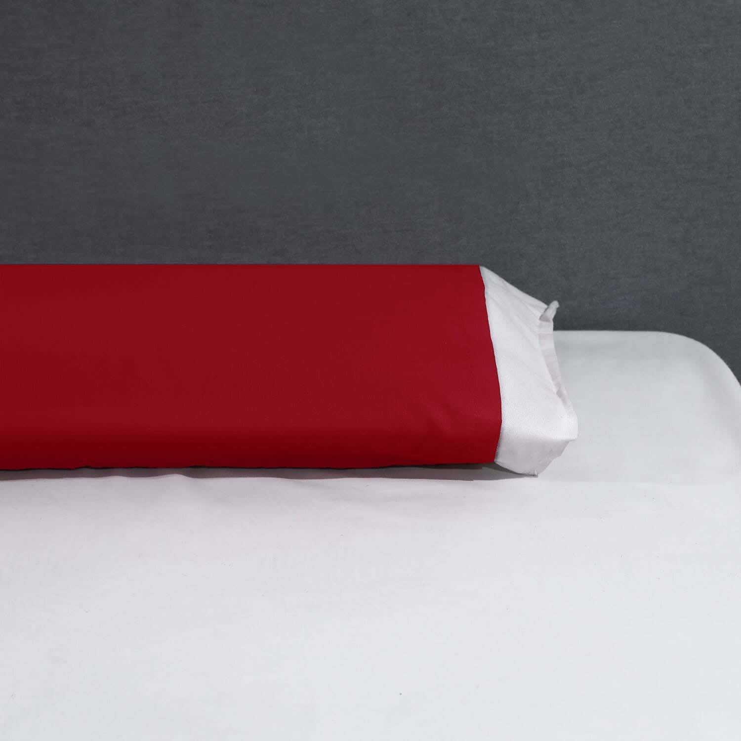 Nice Home Long Pillow Cover, 160 cm - Dark Red