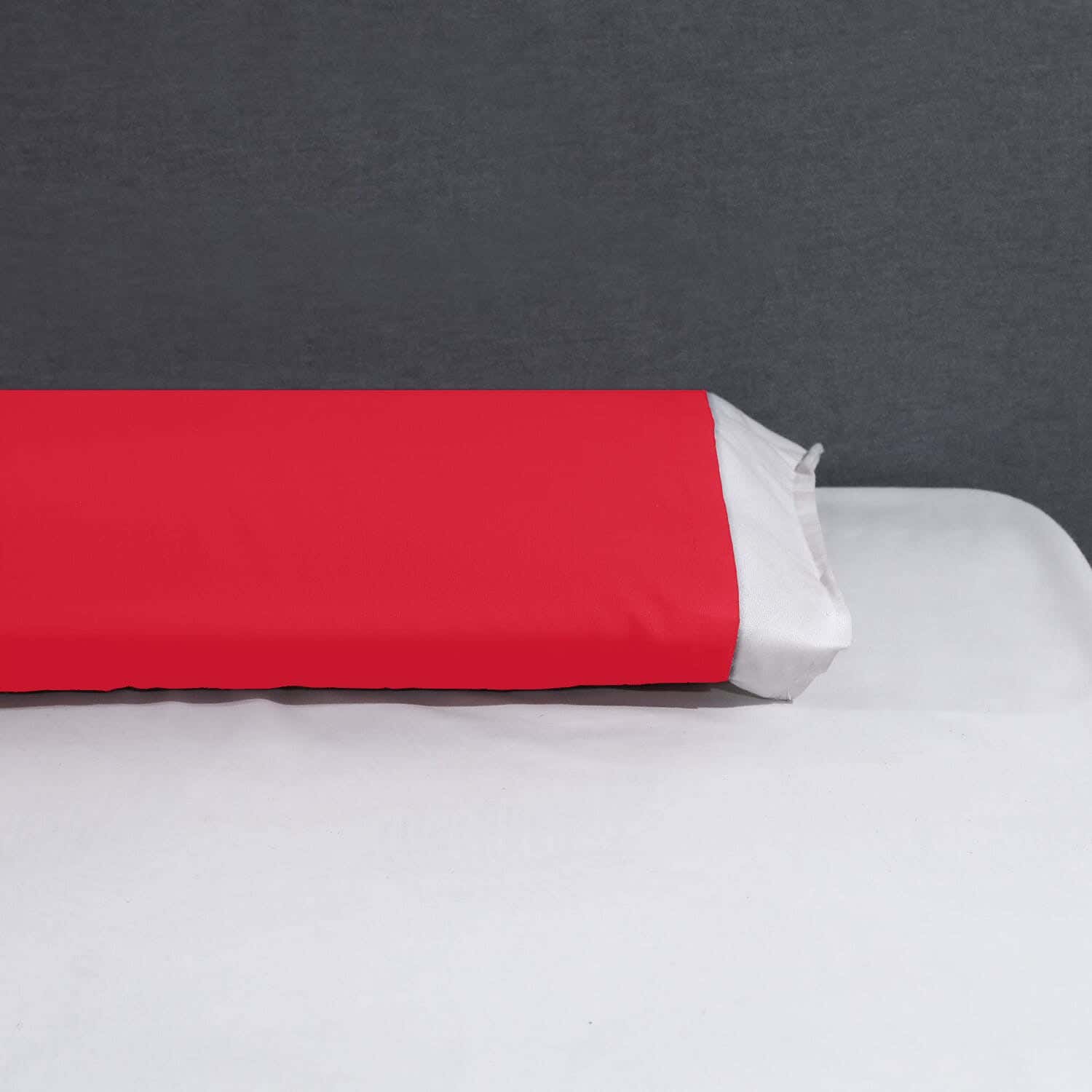 Nice Home Long Pillow Cover, 180×50 cm - Red
