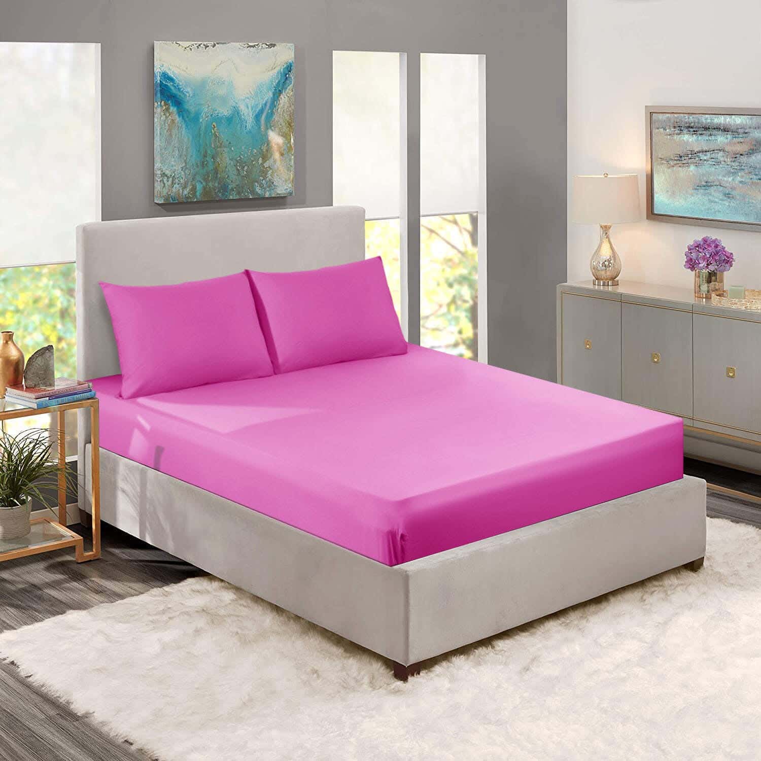 Nice Home Bedding Sheet Set, 3 Pieces, 180×200 cm - Kashmir