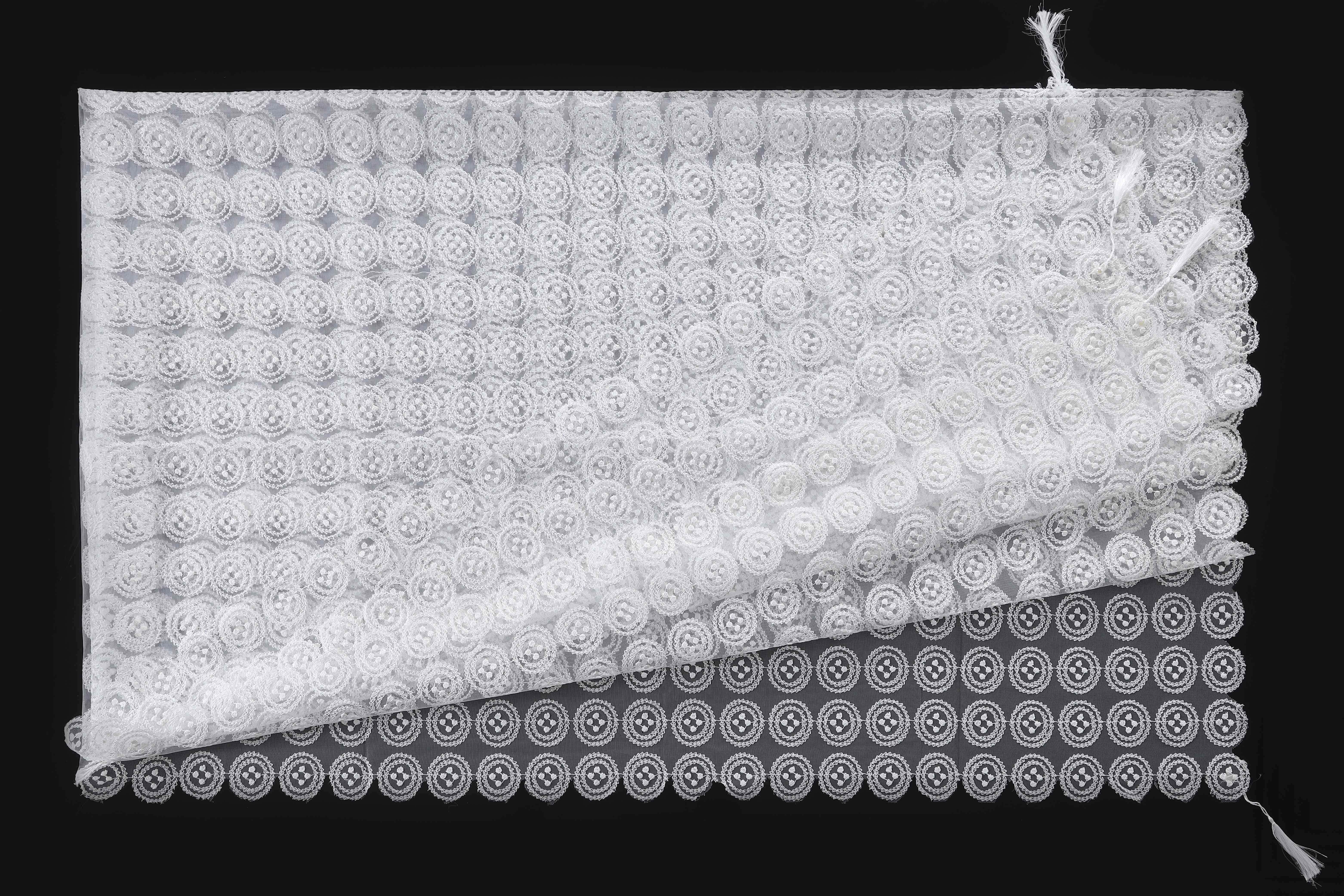 Fantasia Tulle Tablecloth, 240×130 cm - Off White