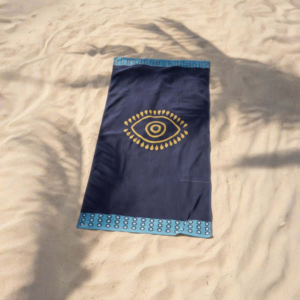 Cotton Beach Bath Sheet, 90×170 cm, Approximately 800 grm - Multicolor