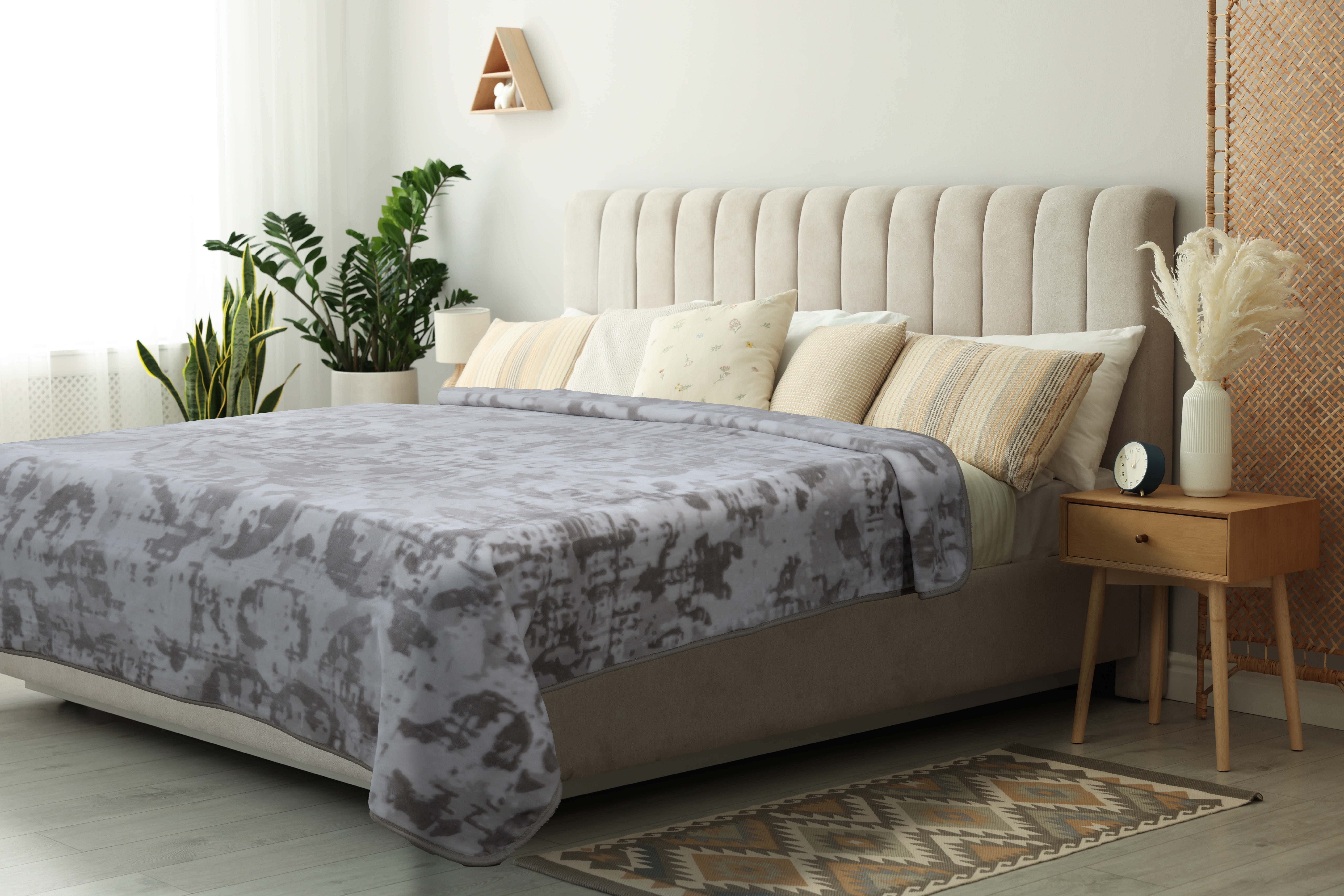 Morano Infinity Velvet Blanket, 220×240 Cm, 4 Kg - Beige