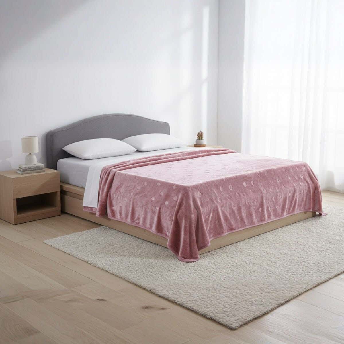 Morano Velvet Blanket, 240×220 cm, 4000 Gm - Cashmere