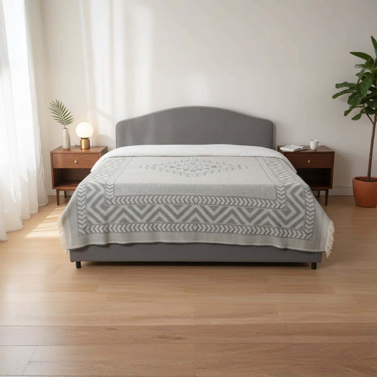 Al Maamoun Jacquard Kids Comforter, 220×180 cm, Approximately 1400 grm - Olive Beige