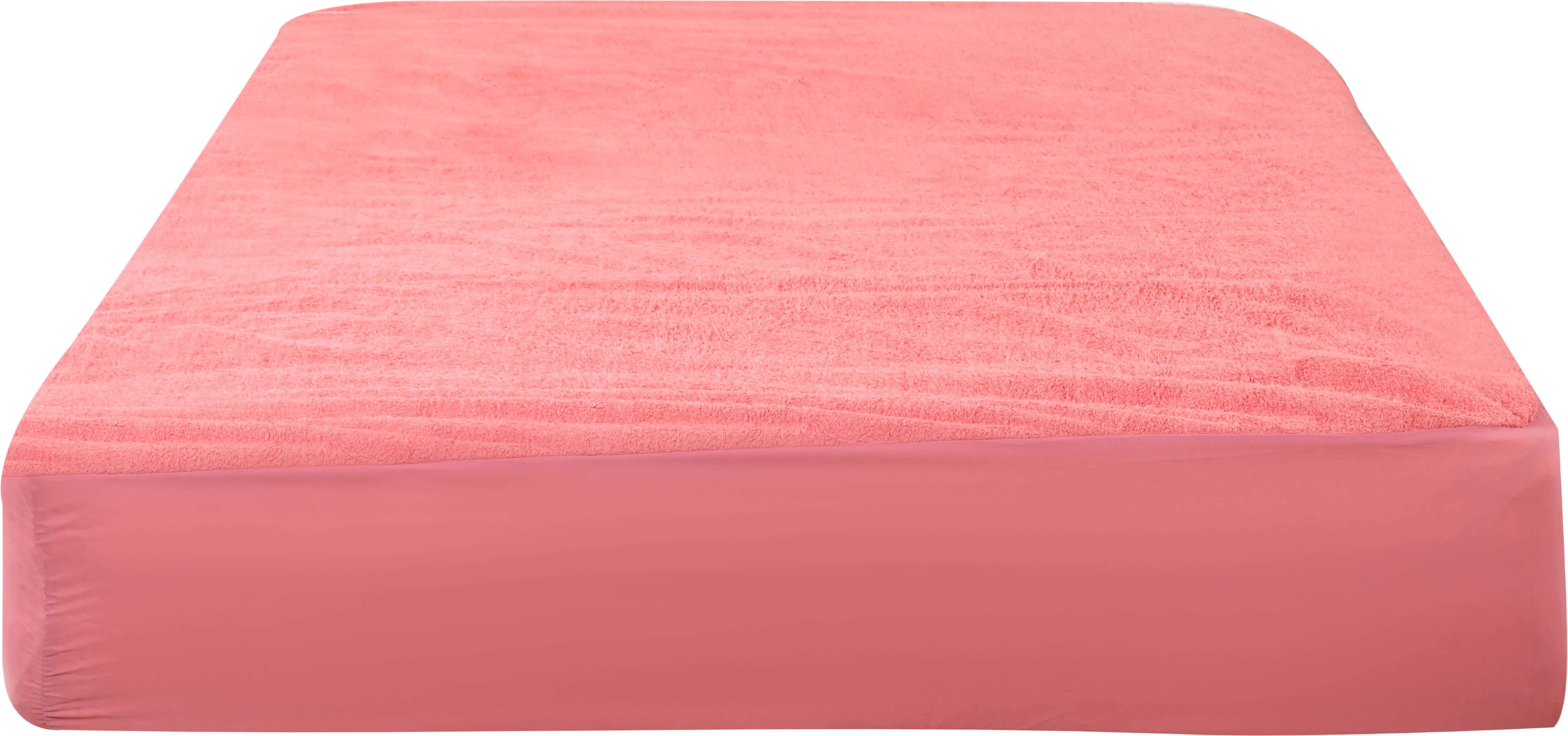Royal Crown Elastic Cotton Mattress Cover, 120×195 cm - Cashmere