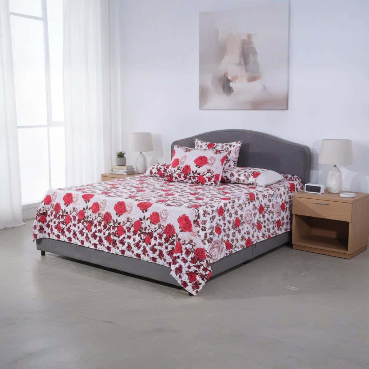 Judy Bed Sheet Set, 3 Pieces, 240x170 cm, 650 gm - Multicolor