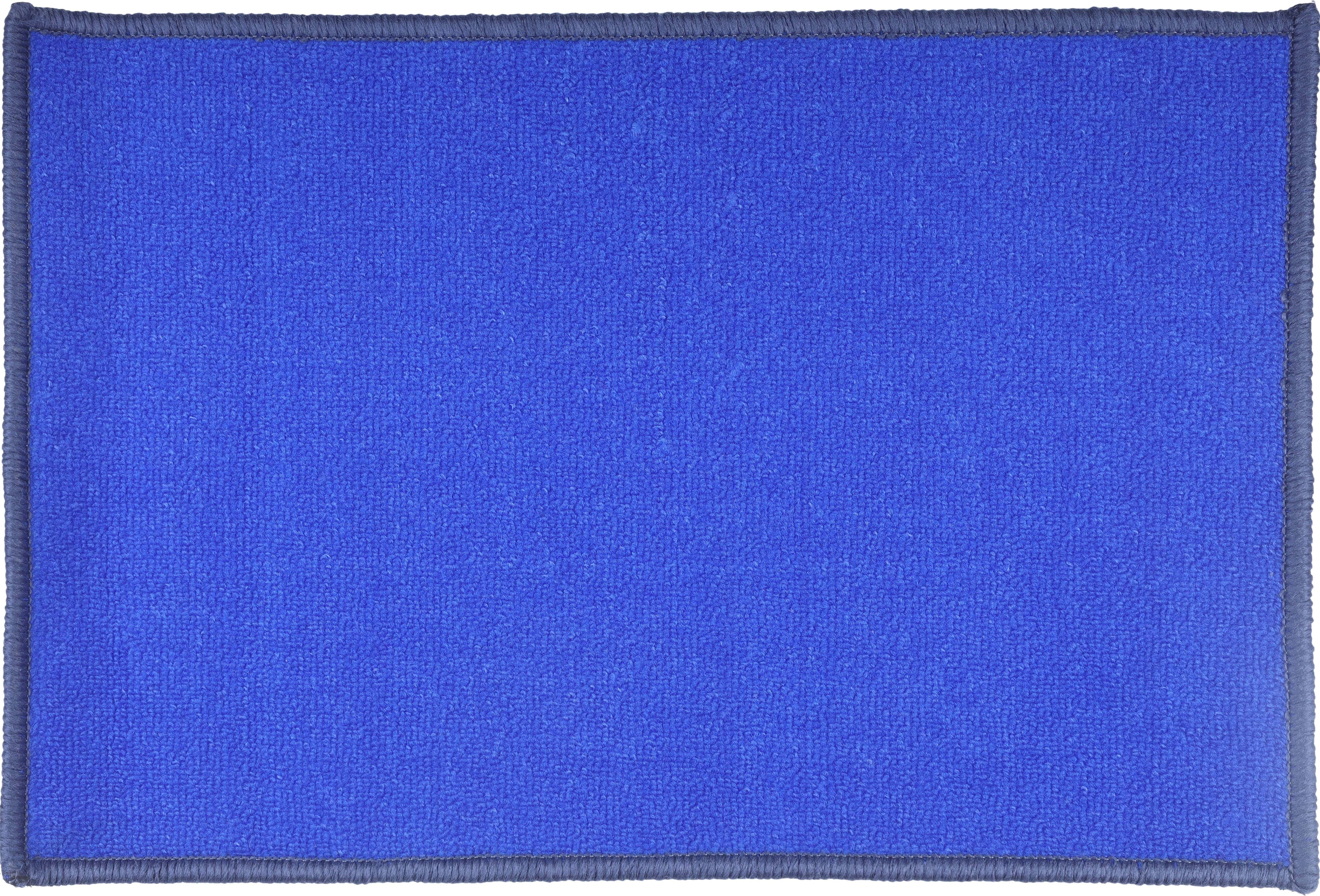 Polyester Door Mat, 58×38 cm - Blue