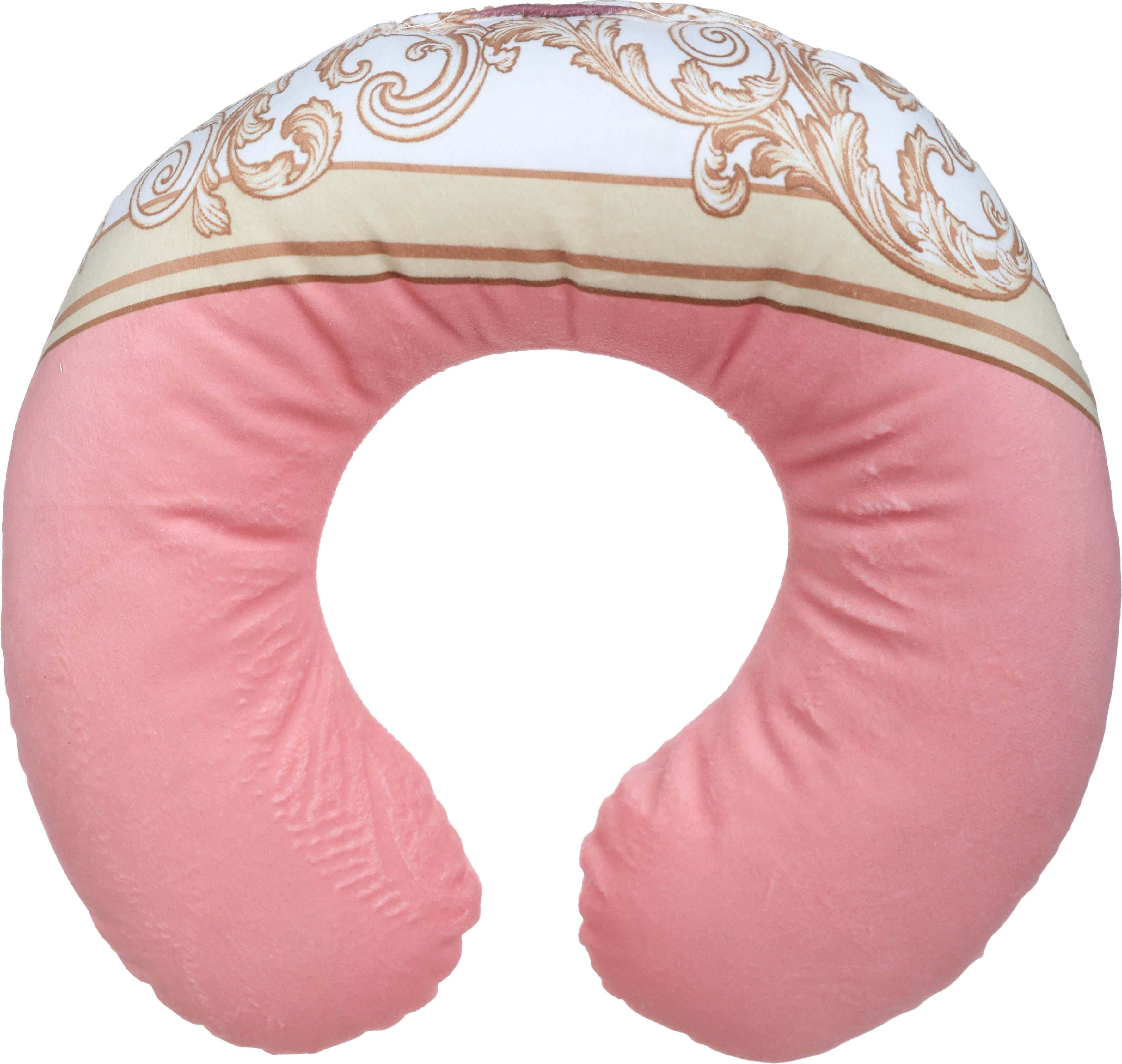 Al Maamoun Fiber Neck Pillow, 25×25 cm, approximately 200 grm - Multicolor