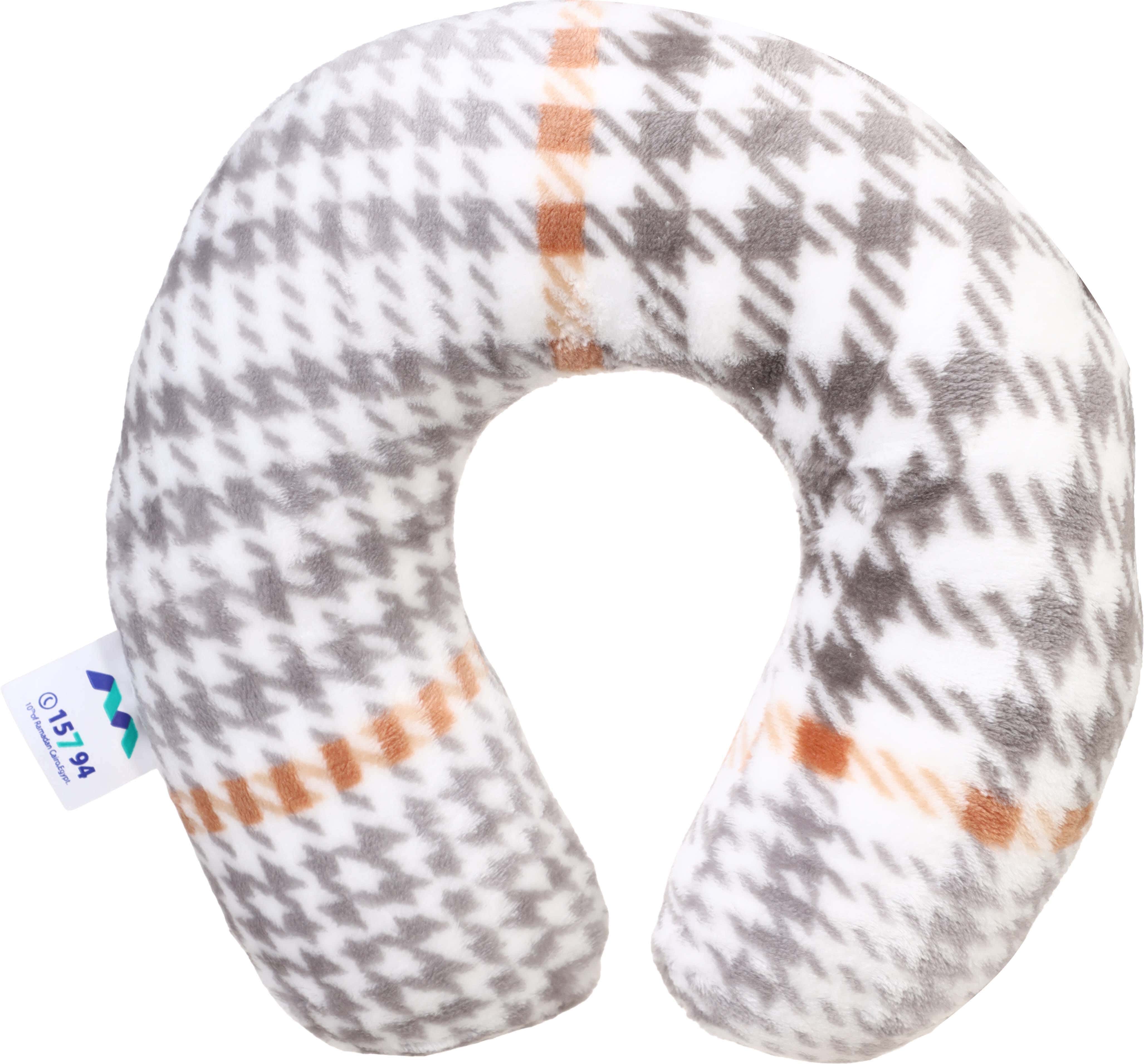 Al Maamoun Fiber Neck Pillow, 25×25 cm, approximately 200 grm - Multicolor