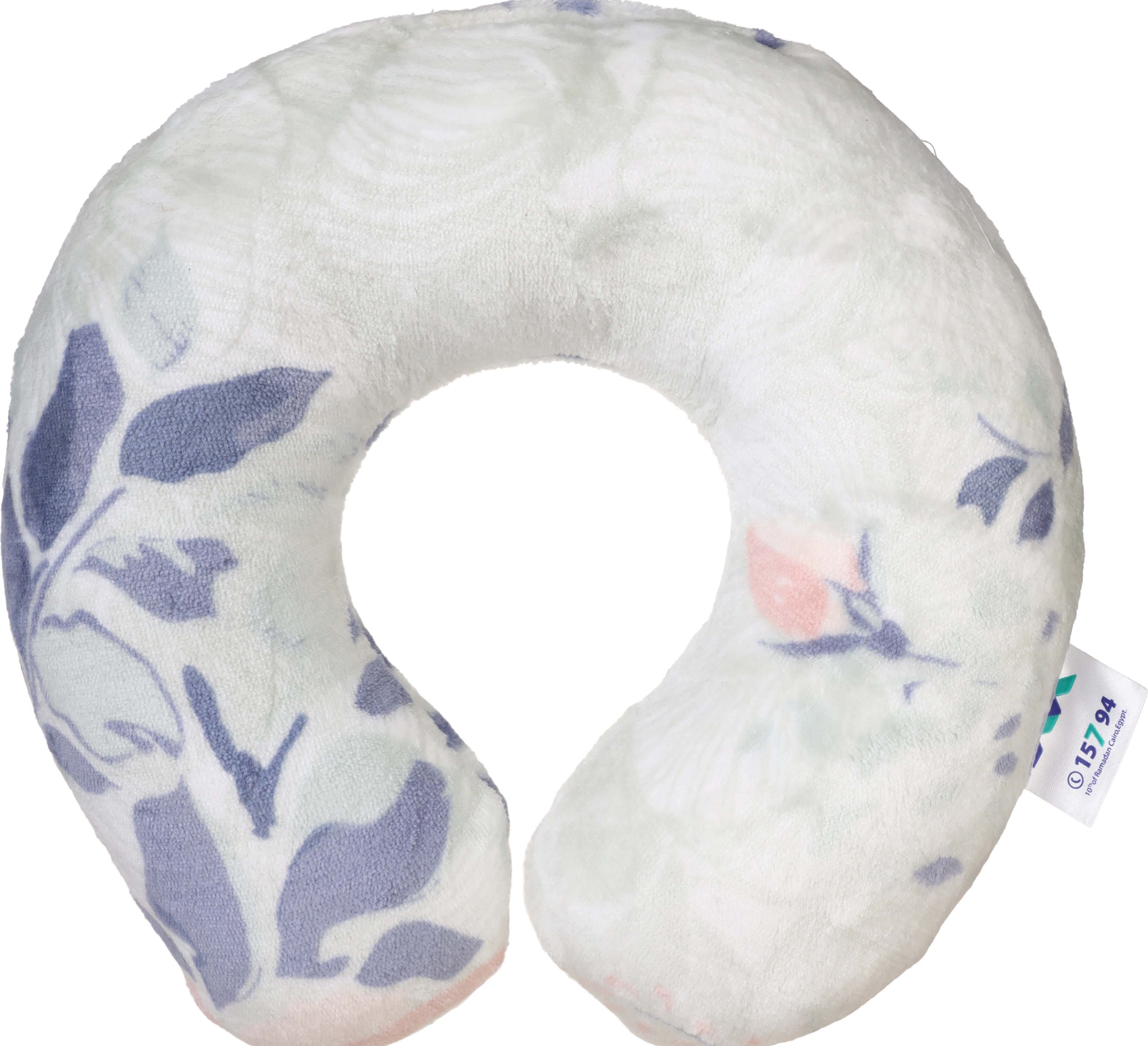 Al Maamoun Fiber Neck Pillow, 25×25 cm, approximately 200 grm - Multicolor