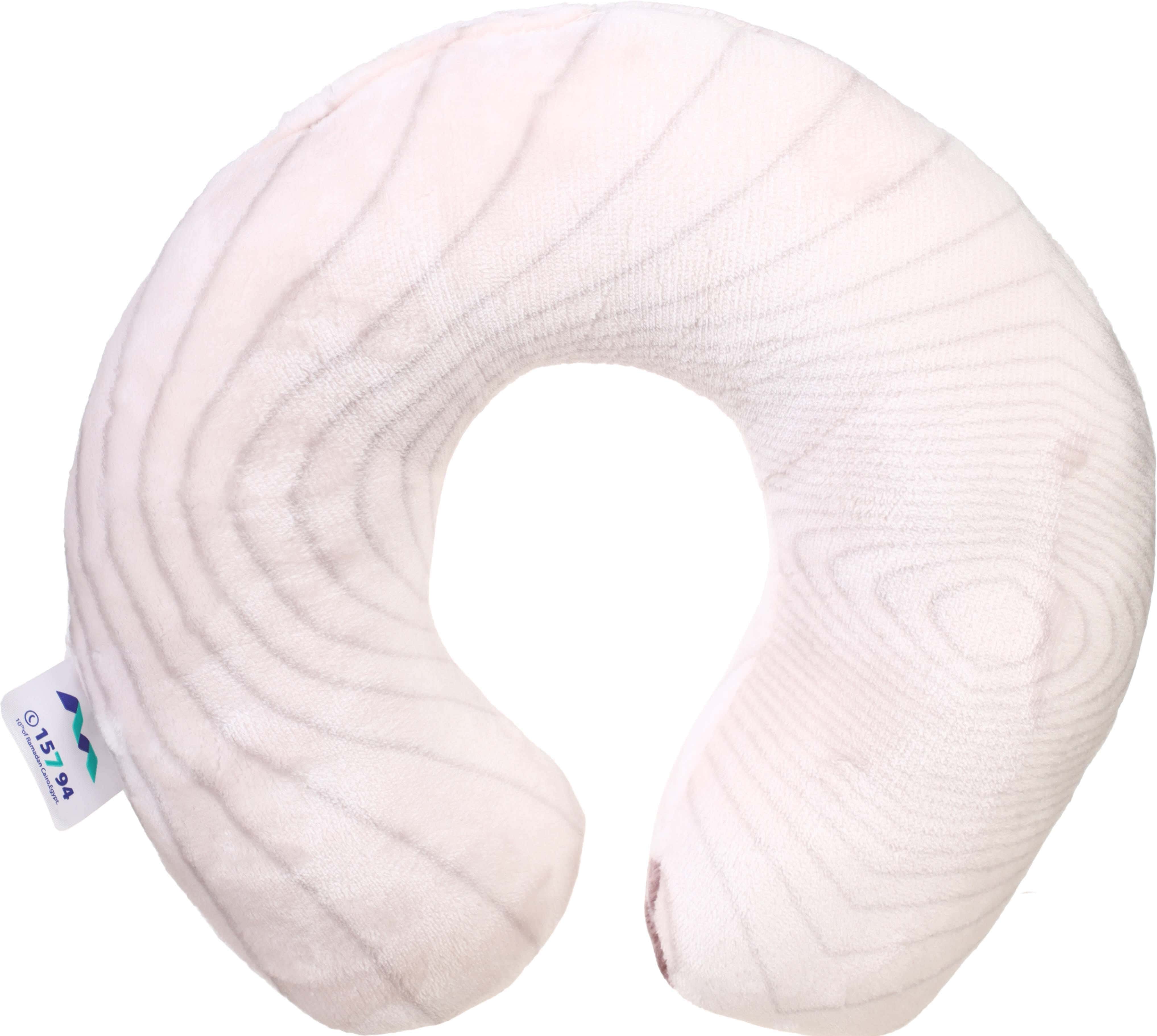 Al Maamoun Fiber Neck Pillow, 25×25 cm, approximately 200 grm - Rose