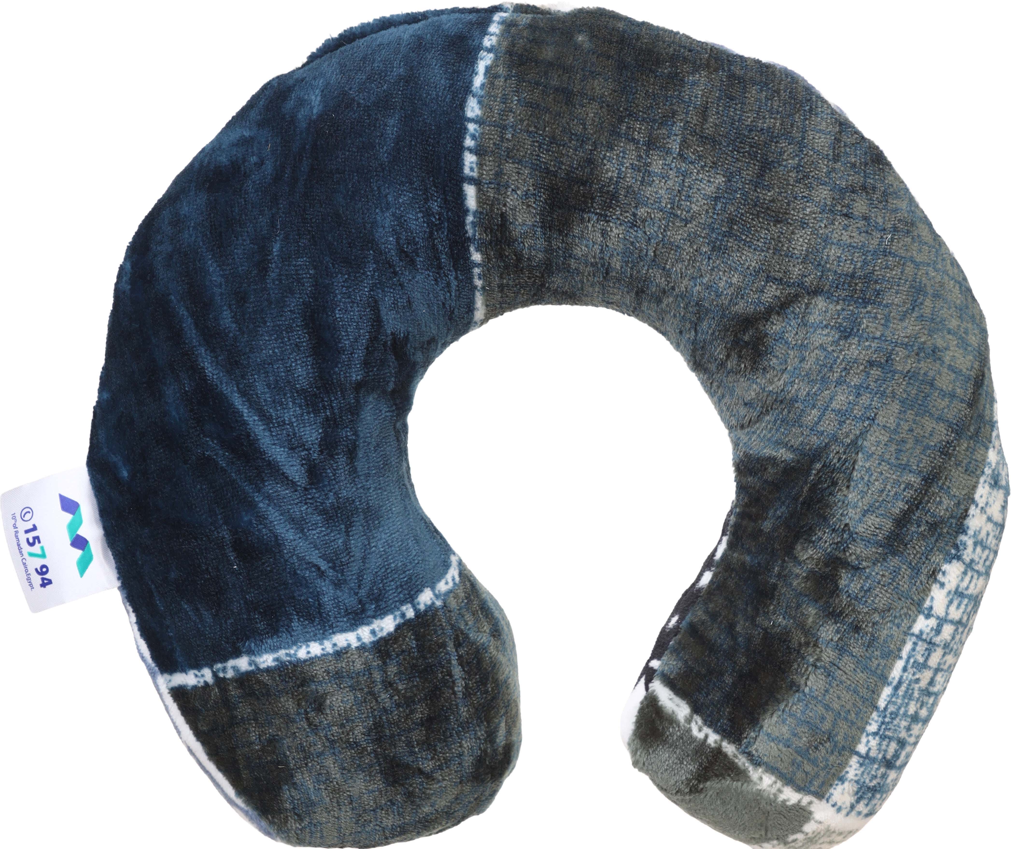 Al Maamoun Fiber Neck Pillow, 25×25 cm, approximately 200 grm - Multicolor