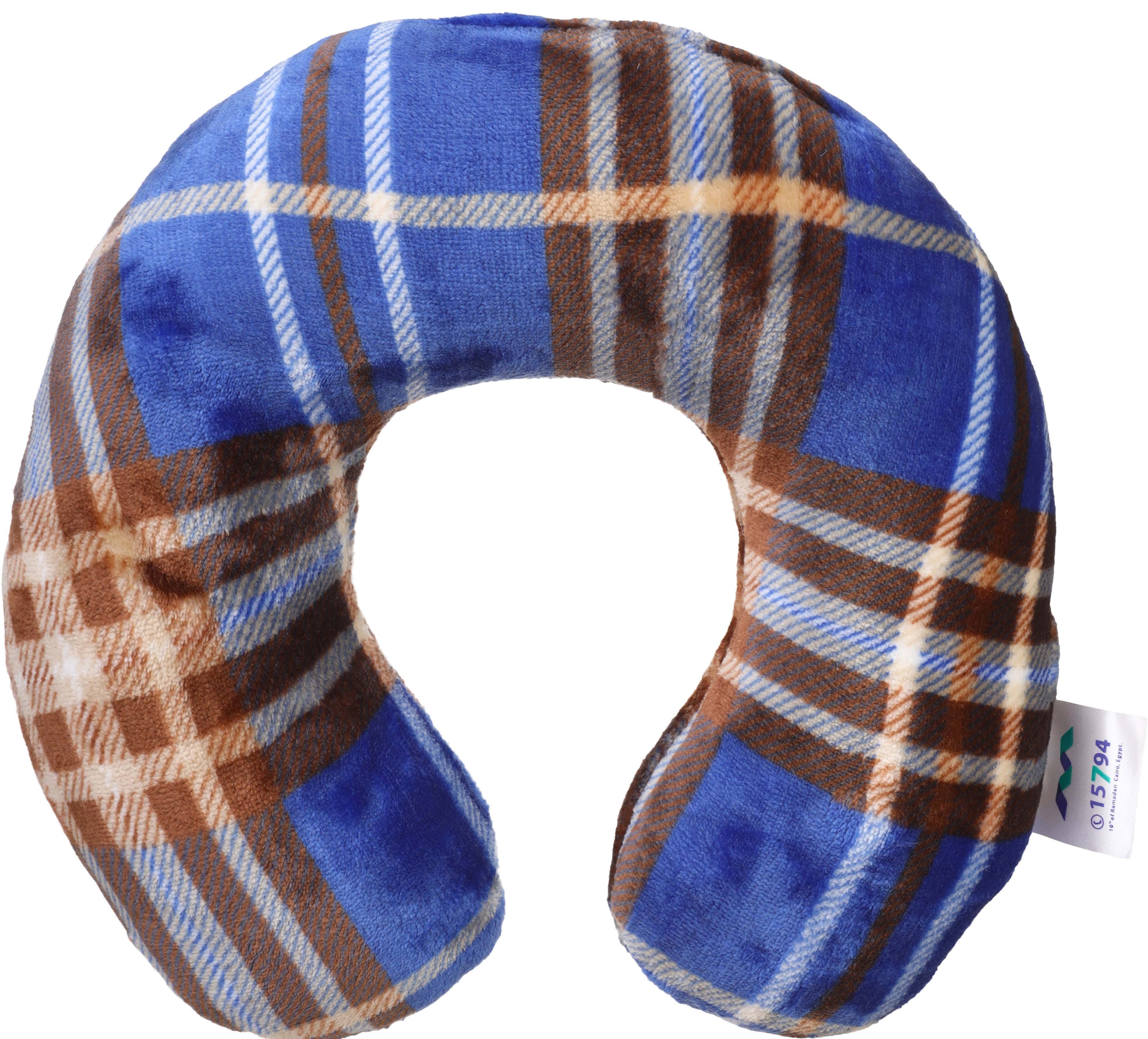 Al Maamoun Fiber Neck Pillow, 25×25 cm, approximately 200 grm - Multicolor