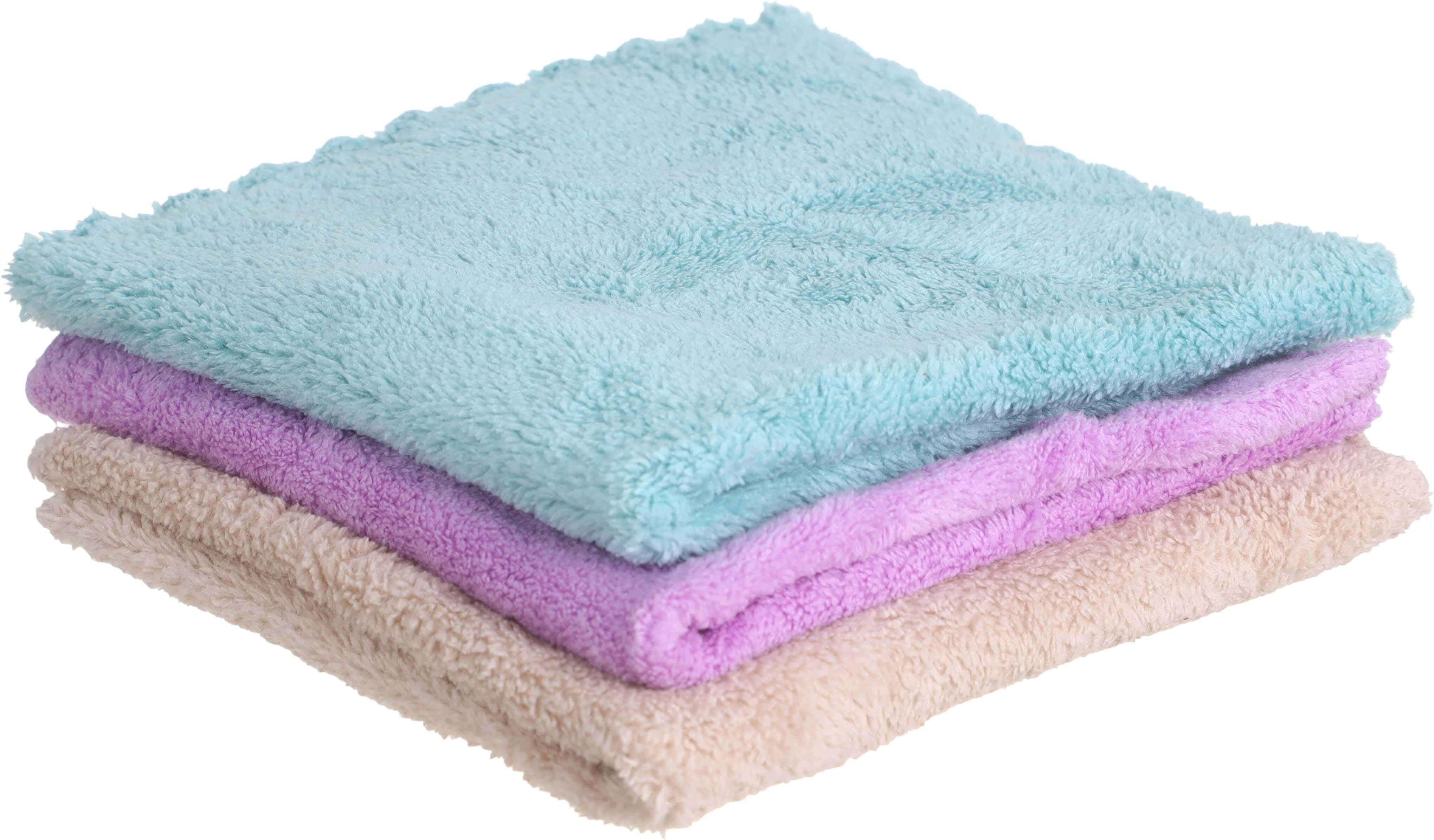 BILove Fabric Kitchen Towel Set, 3 Pieces, 30×30 cm - Multicolor