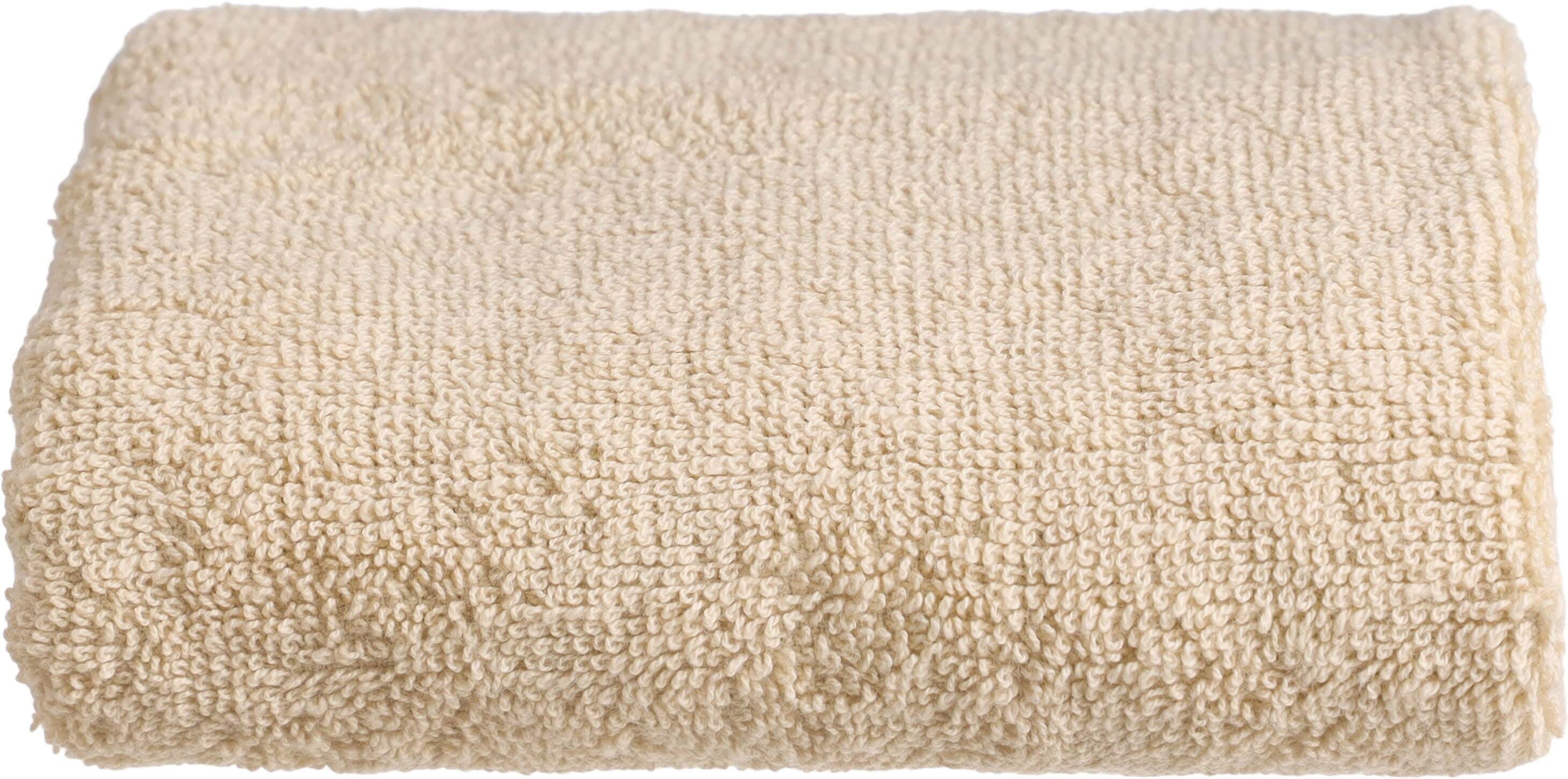 Nice Home Plain Cotton Towel, 30×50 cm, Approximately 100 grm - Beige