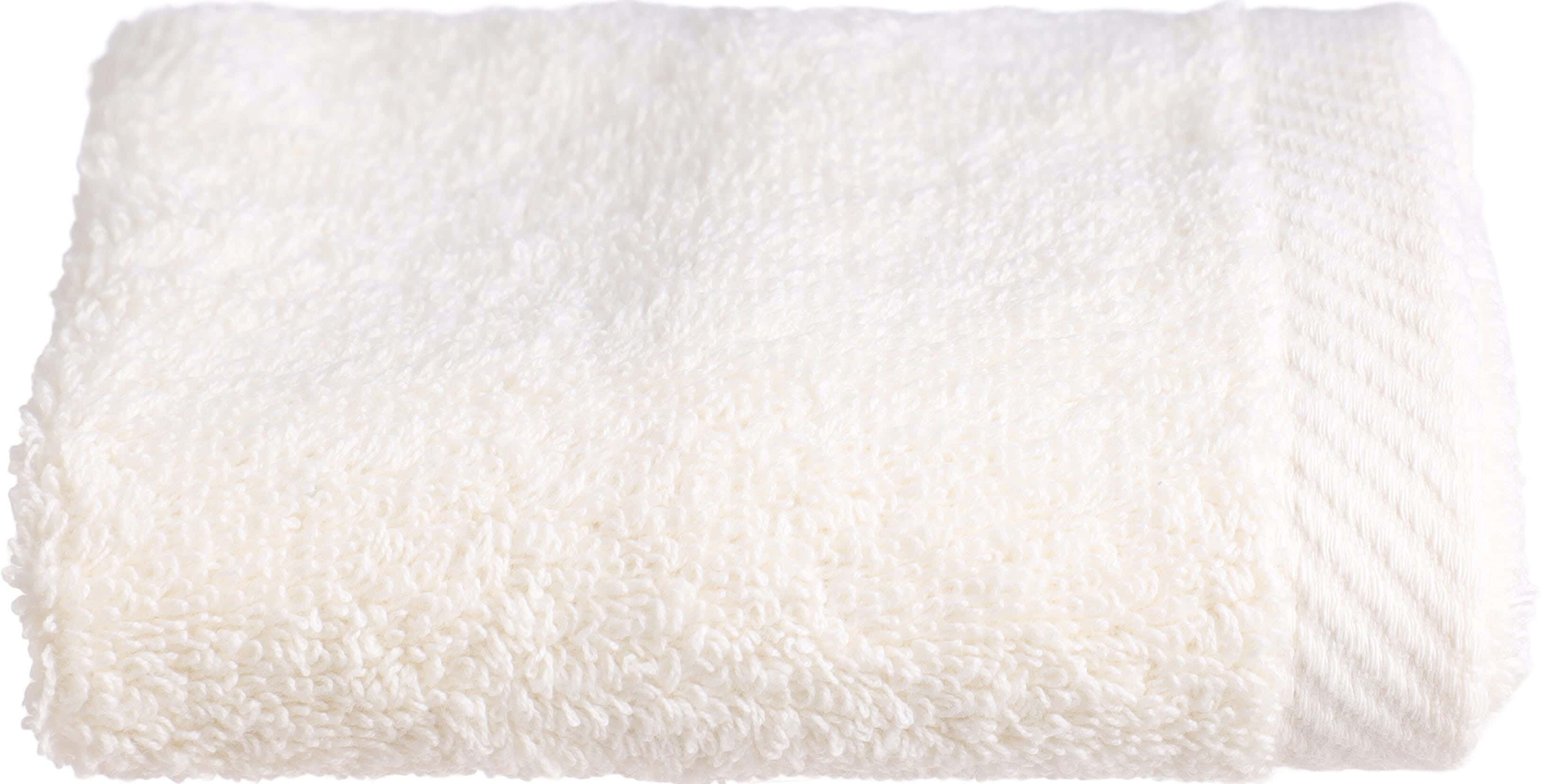 Nice Home Plain Cotton Towel, 30×30 cm, Approximately 70 grm - Off White