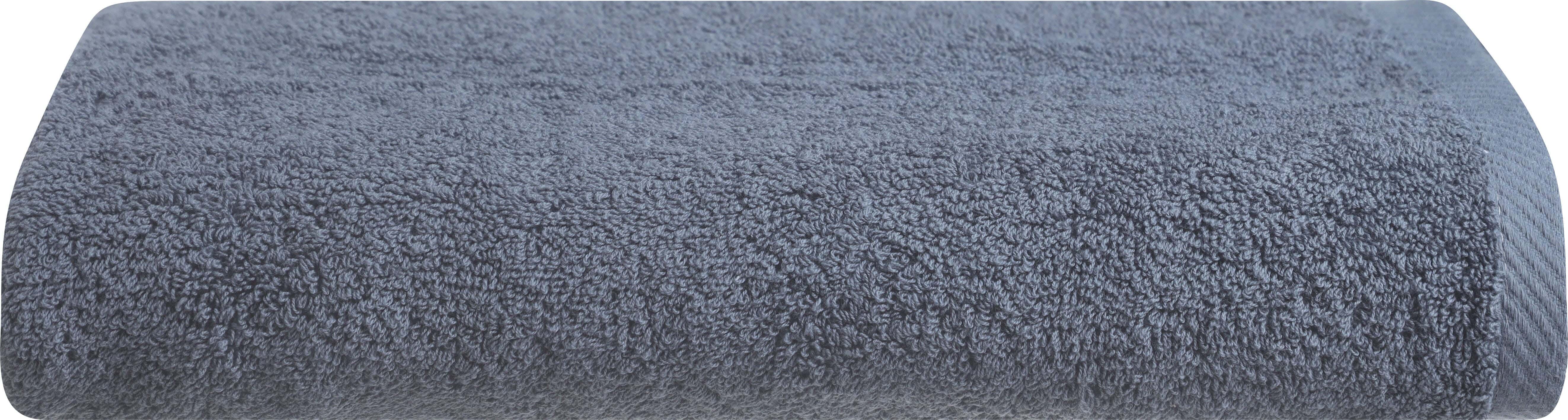 Nice Home Plain Cotton Bath Sheet, 70×140 cm, Approximately 610 grm - Dark Grey