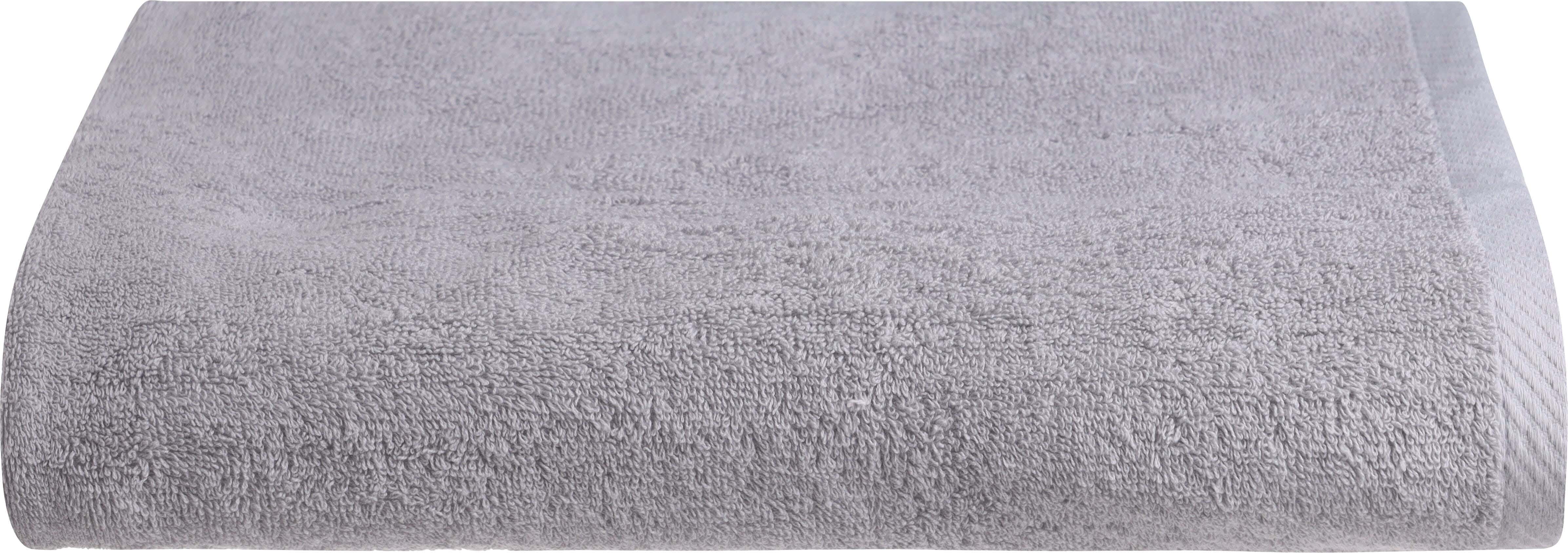 Nice Home Plain Cotton Bath Sheet , 90×150 cm, Approximately 825 grm - Light Grey