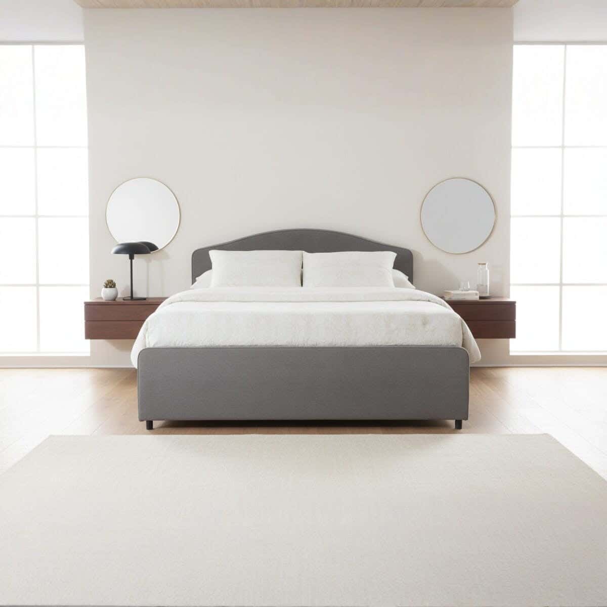 Lili Cotton Bed Sheet Set, 4 Pieces, 160×200 cm, 1150 gm - Beige