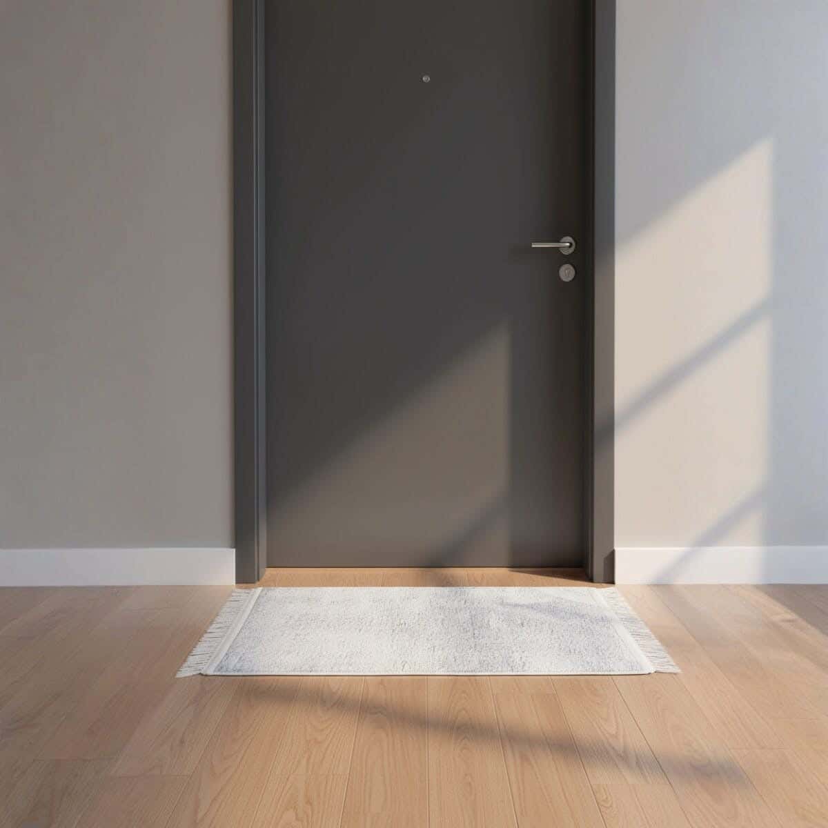 Doormat Velvet with Dots Back, 50×70 cm, Approximately 350 grm - Green White