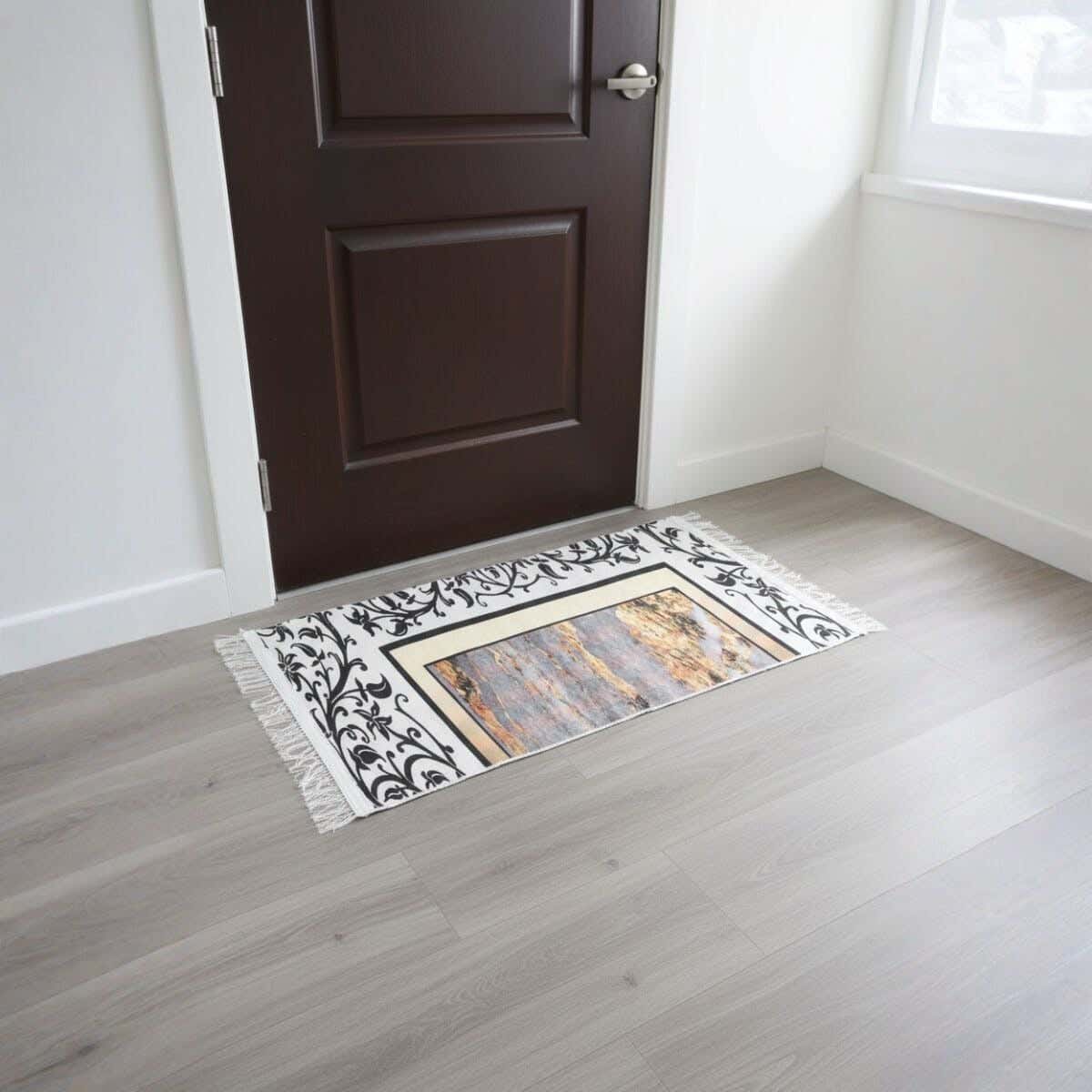 Doormat Velvet with Dots Back, 50×70 cm, Approximately 350 grm - Multicolor