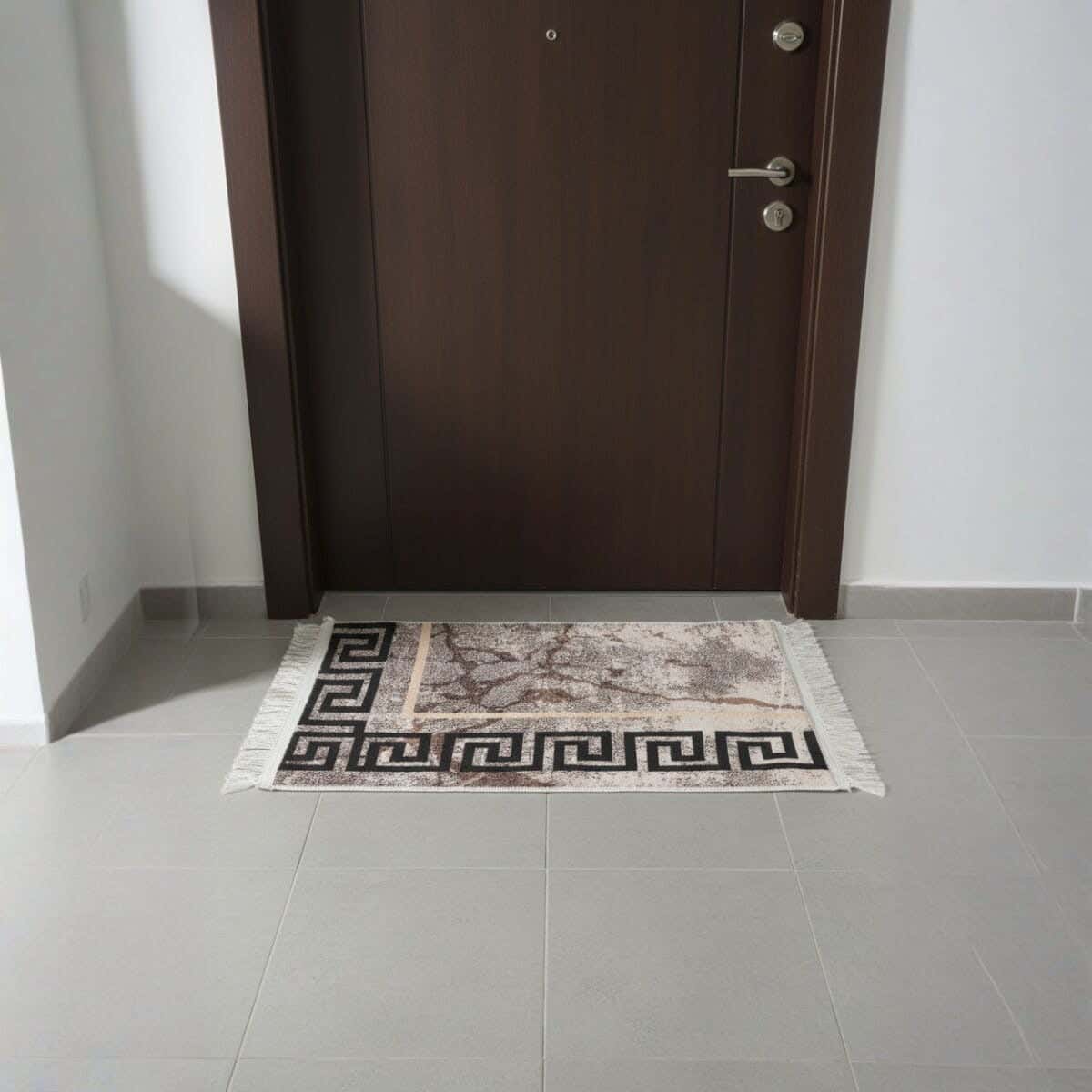 Doormat Velvet with Dots Back, 50×70 cm, Approximately 350 grm - Multicolor