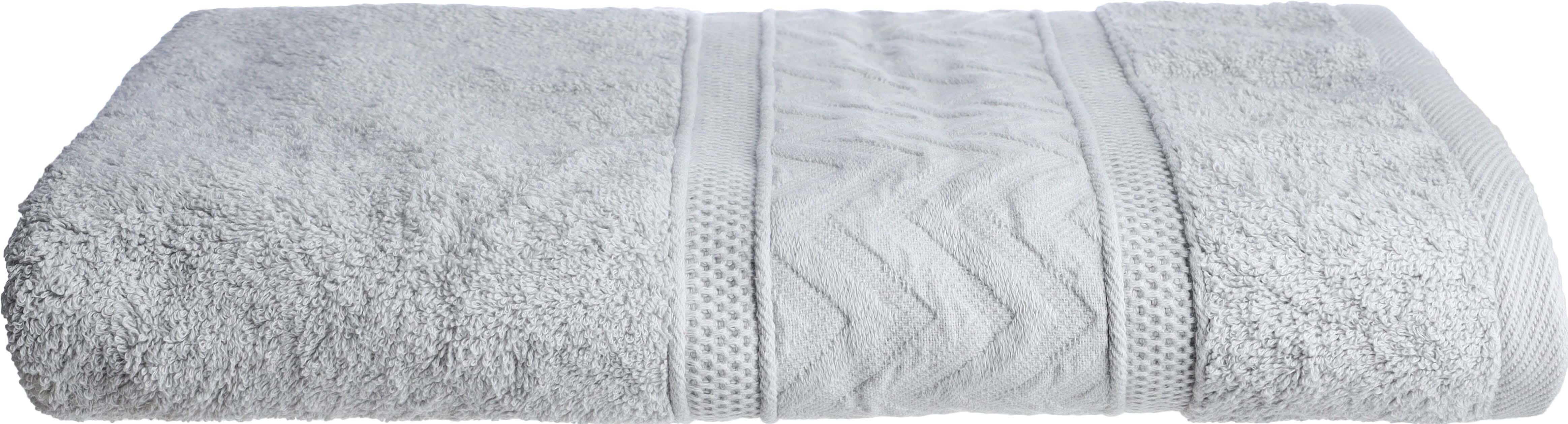 Plain Cotton Towel, 90×165 cm, Approximately 950 grm - Grey