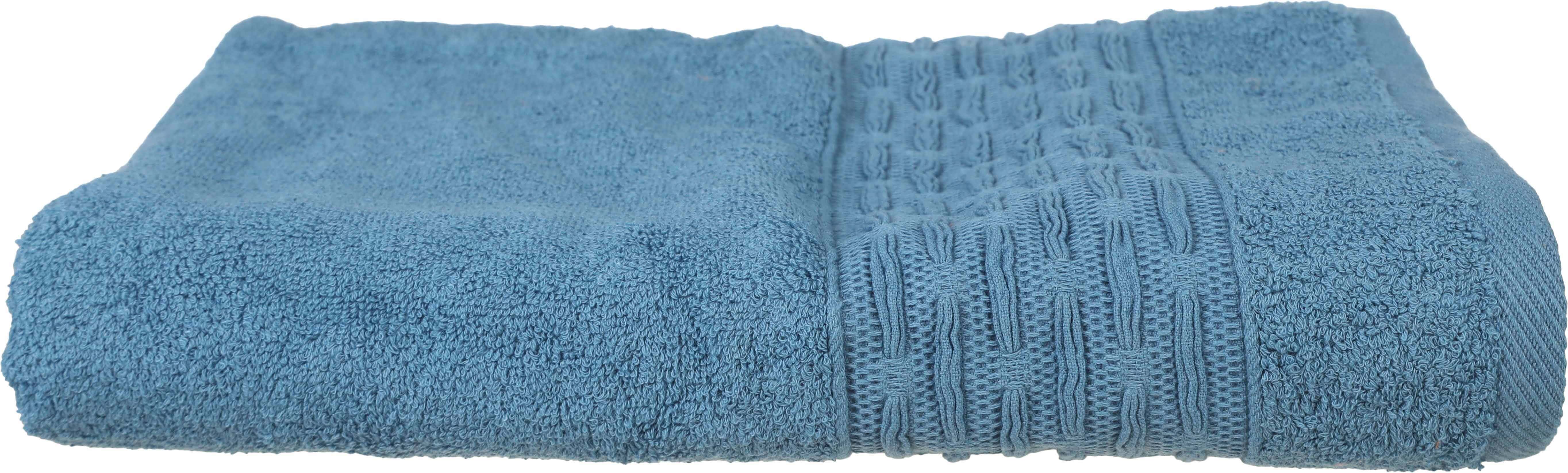 Plain Cotton Towel, 90×165 cm, Approximately 950 grm - Petrol