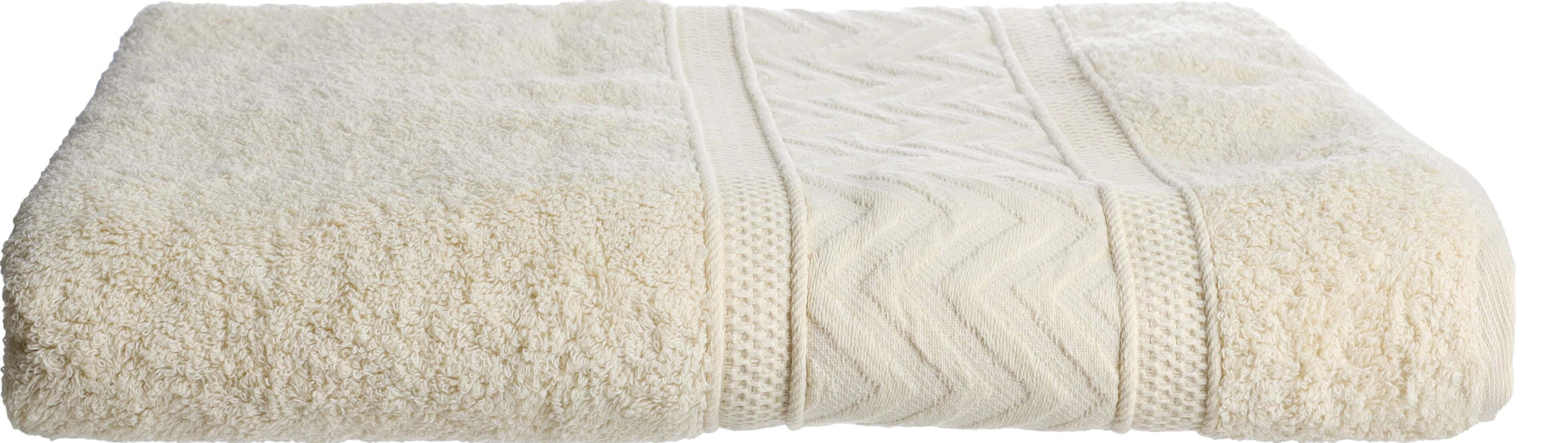Plain Cotton Bathrobe, 90×165 cm, Approximately 950 grm - Off White