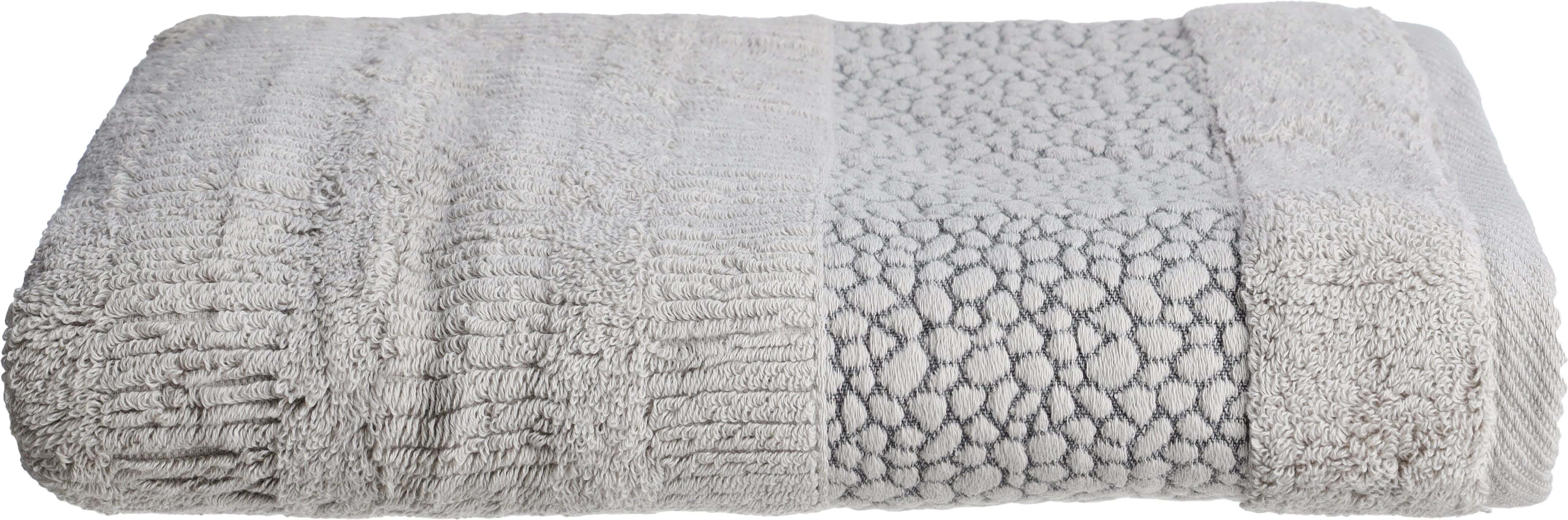 Verdi Canar Jacquard Cotton Bathrobe, 65×130 cm, Approximately 520 grm - Coffee