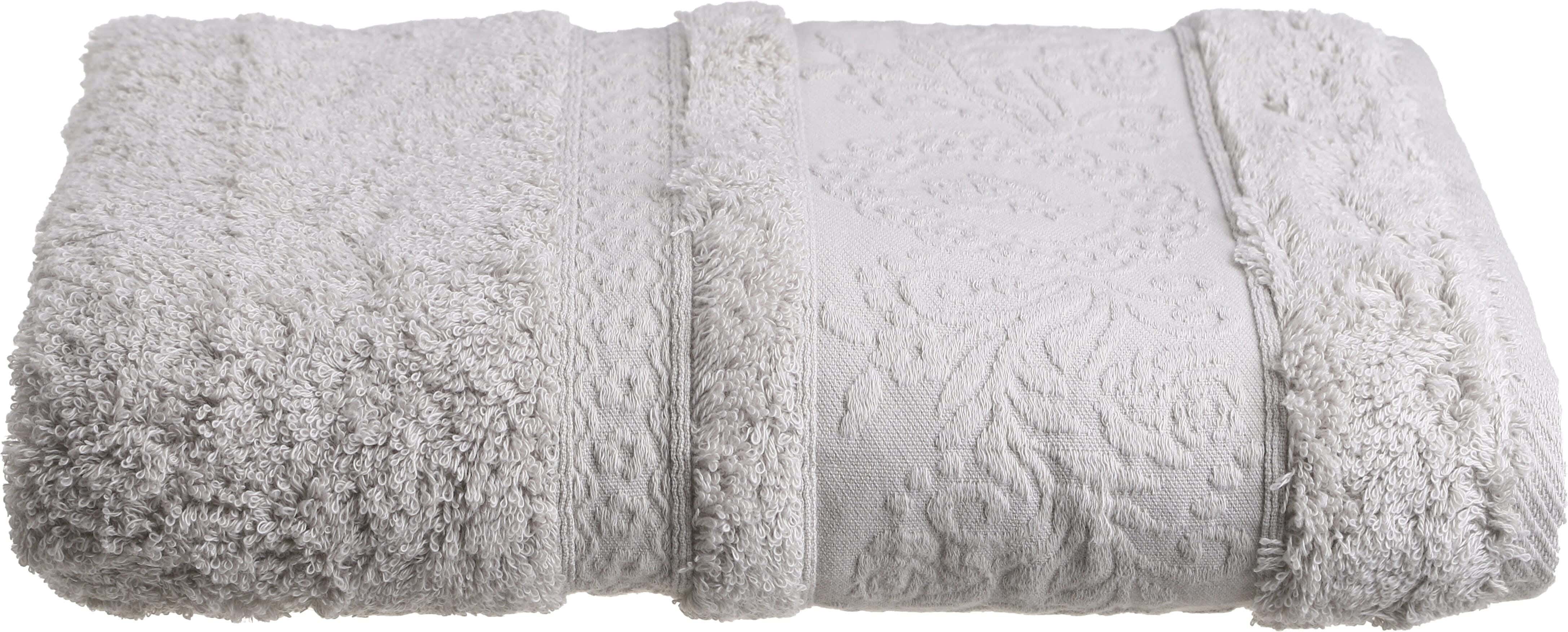 Verdi Canar Jacquard Cotton Bathrobe, 65×130 cm, Approximately 520 grm - Coffee