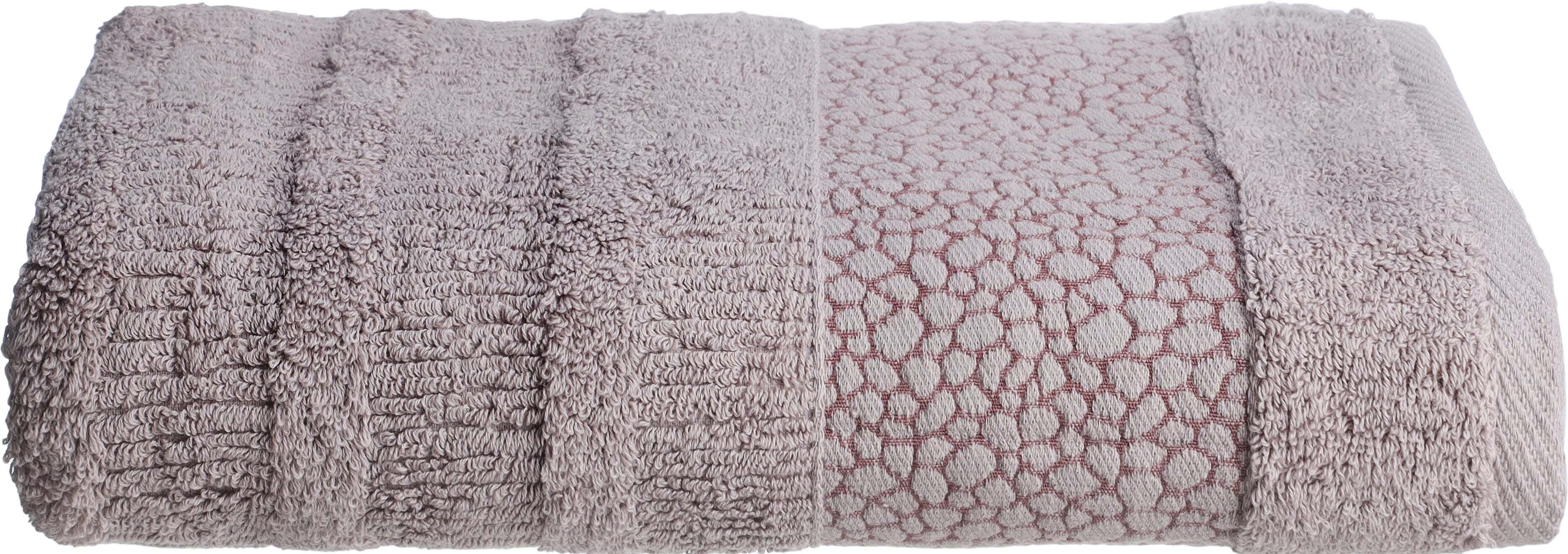 Verdi Canar Jacquard Cotton Bathrobe, 65×130 cm, Approximately 520 grm - Cashmere