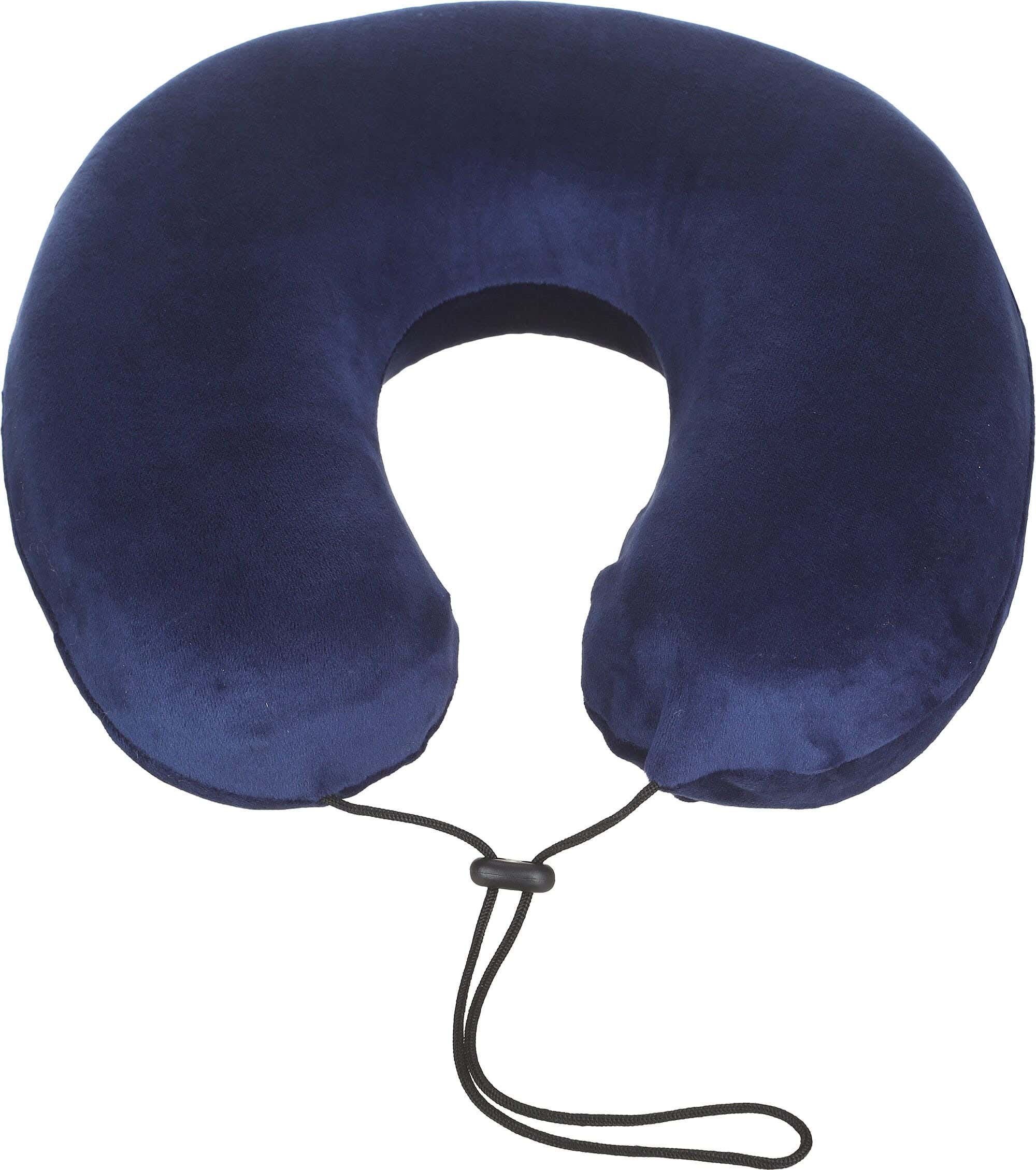 Venos Memory Foam Neck Pillow, 27×27 cm, 350 grm Approx - Navy