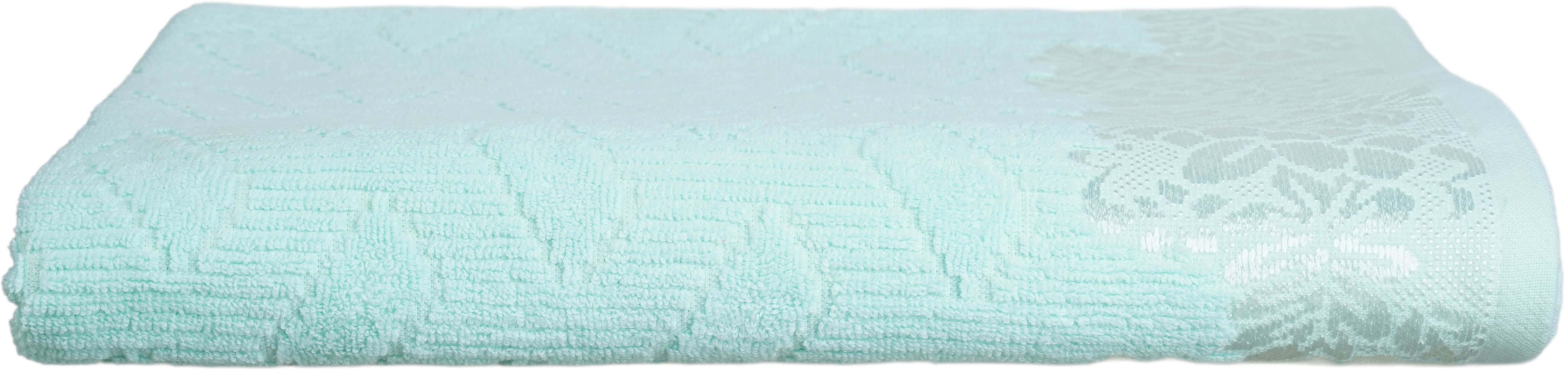 EL SROUGY Jacquard Cotton Towel, 100×170 cm, approximately 900 grm - Turquoise