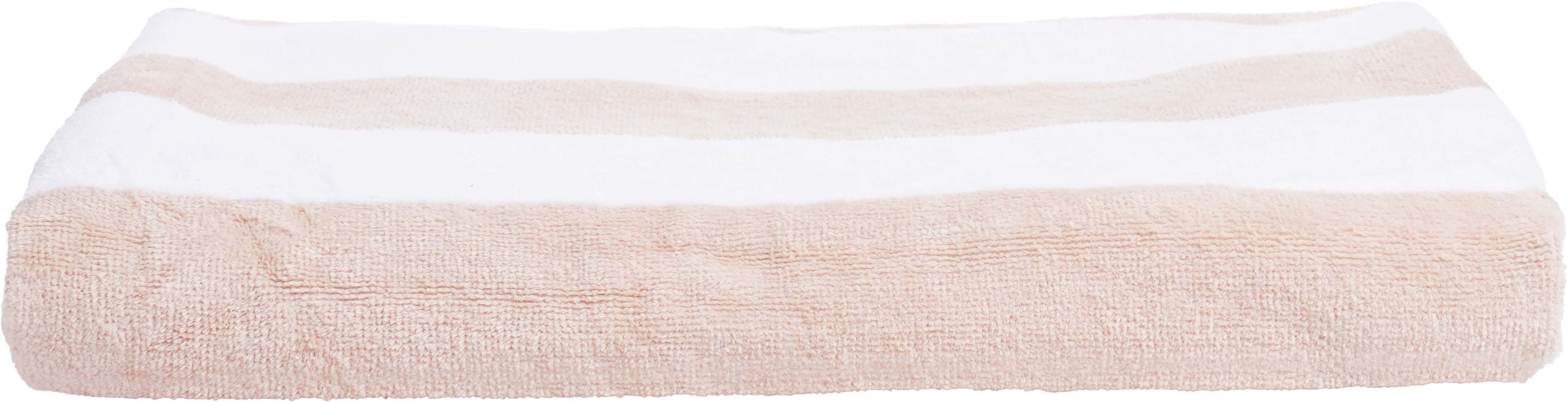 Shebltex Cotton Bath Sheet, 165×90 cm, approximately 600 grm - White Beige