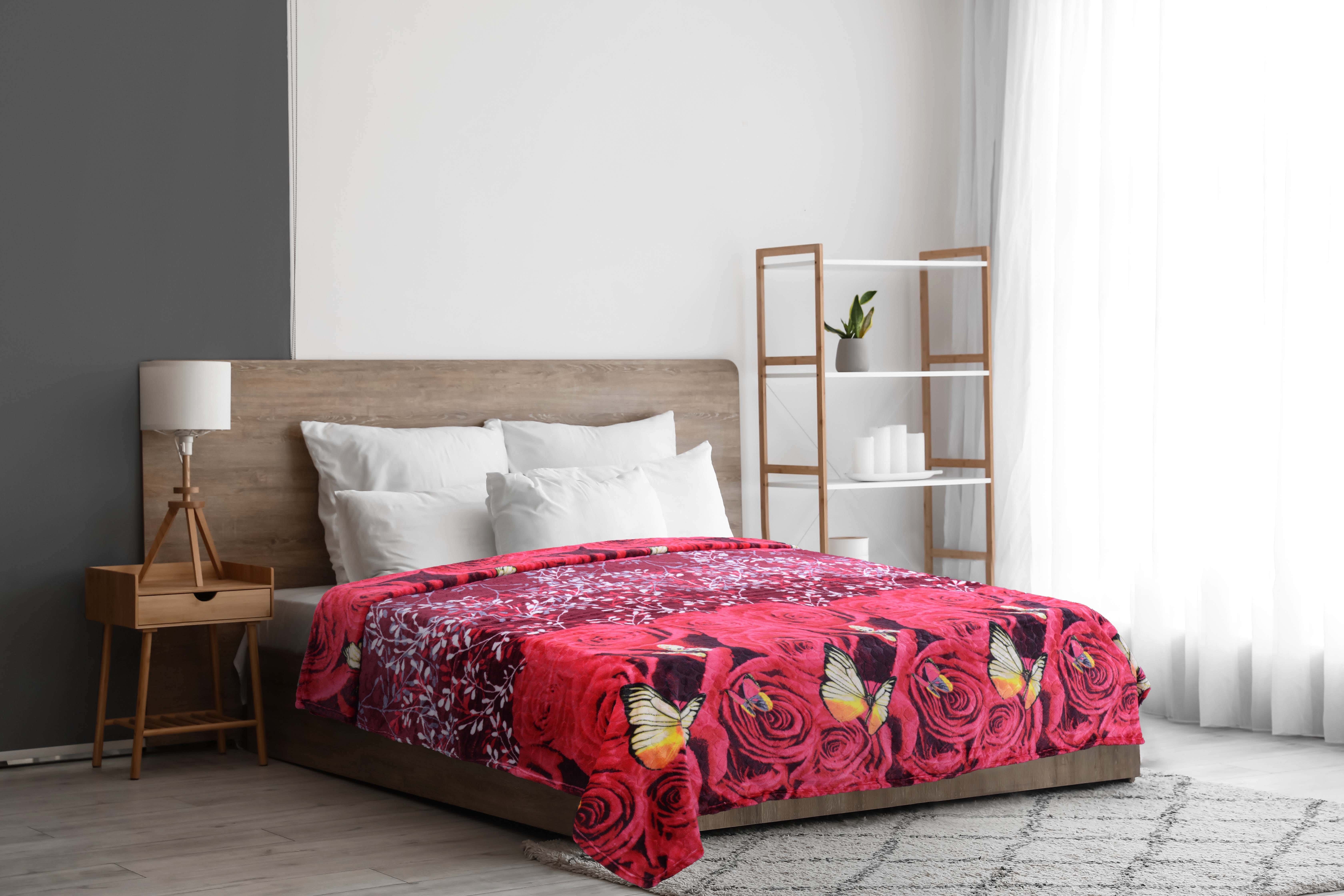 Zebda Bed Heater, 200x210 cm, 1450 gm - Multicolor
