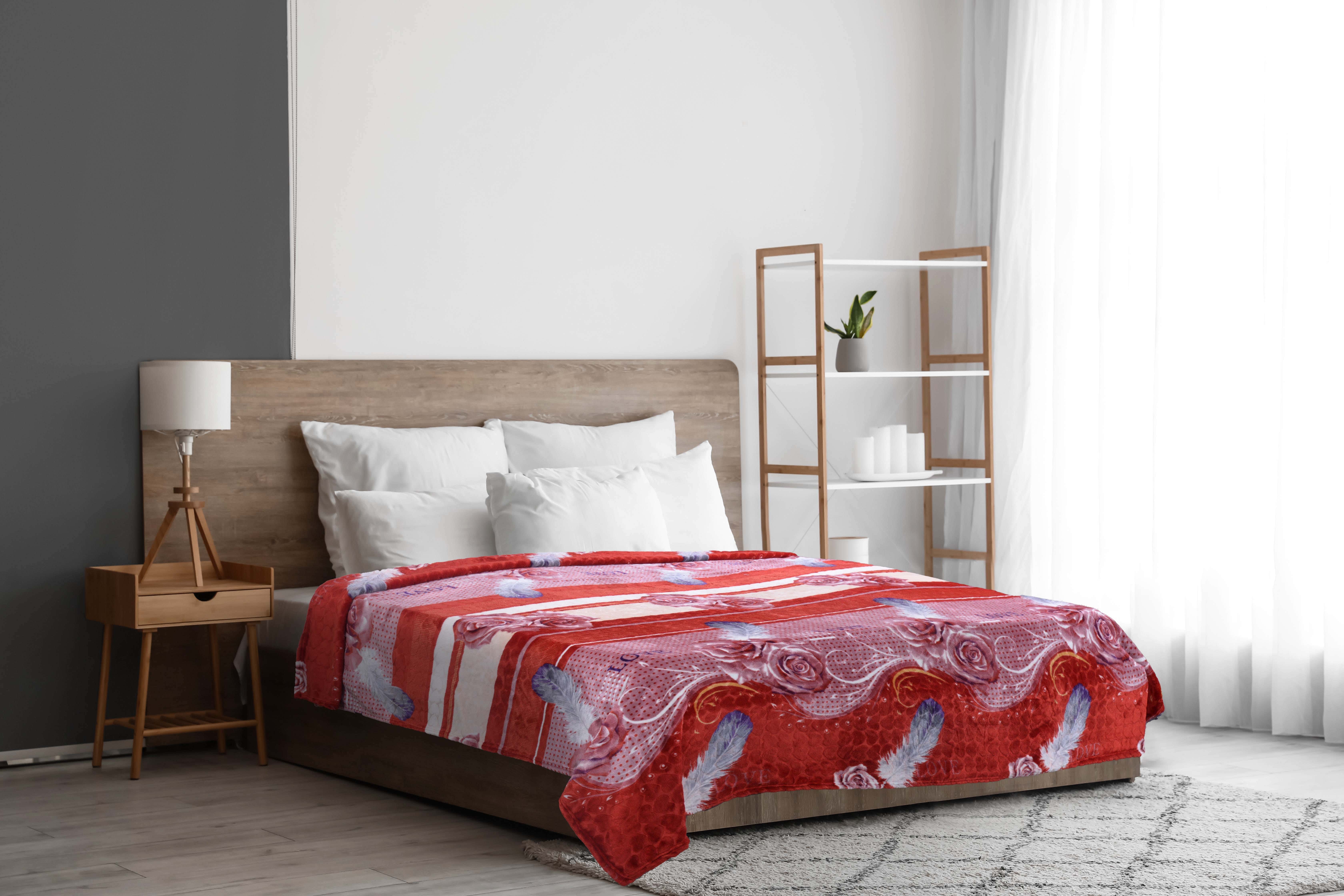 Zebda Bed Heater, 200x210 cm, 1450 gm - Multicolor