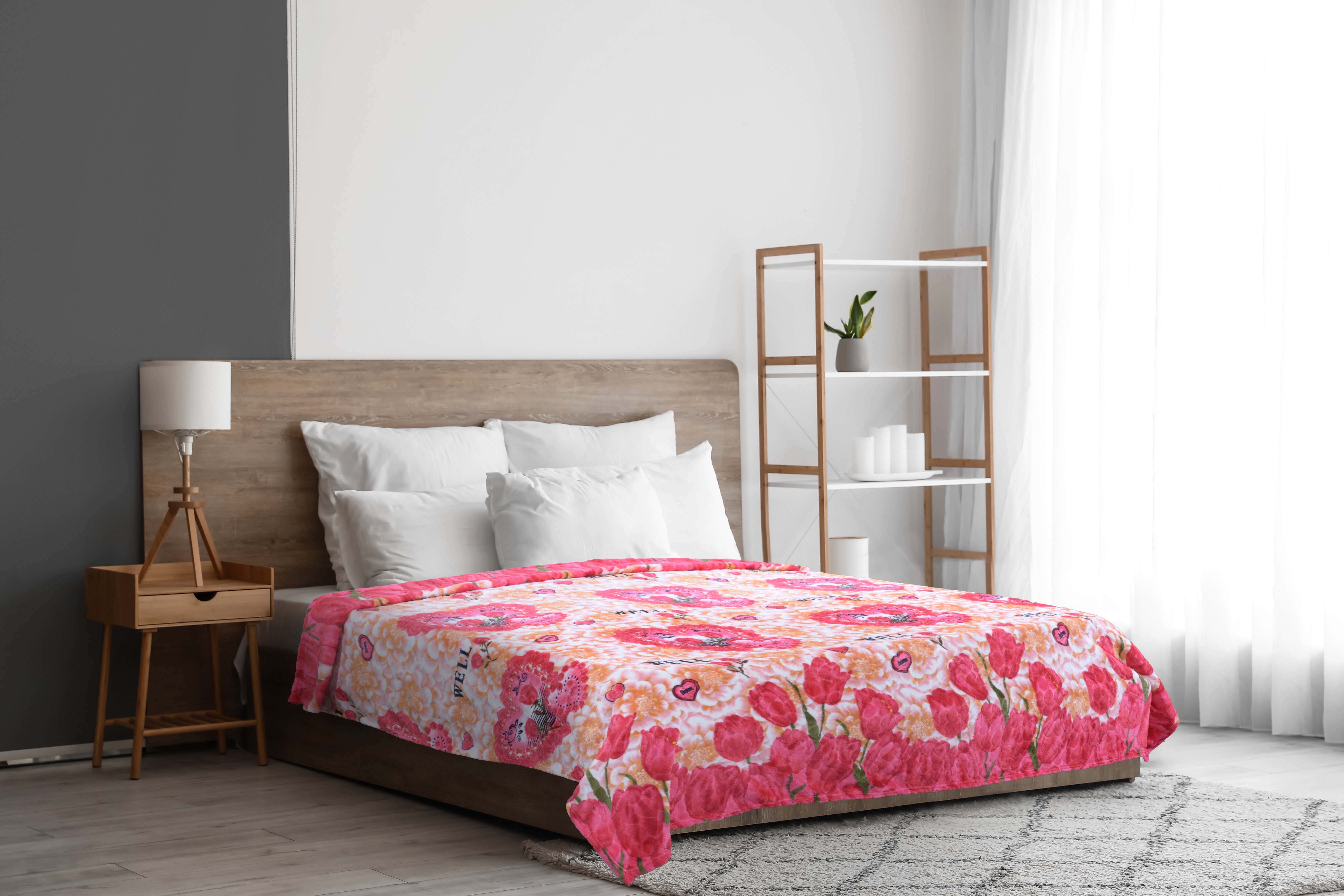 Zebda Bed Heater, 200x210 cm, 1450 gm - Multicolor