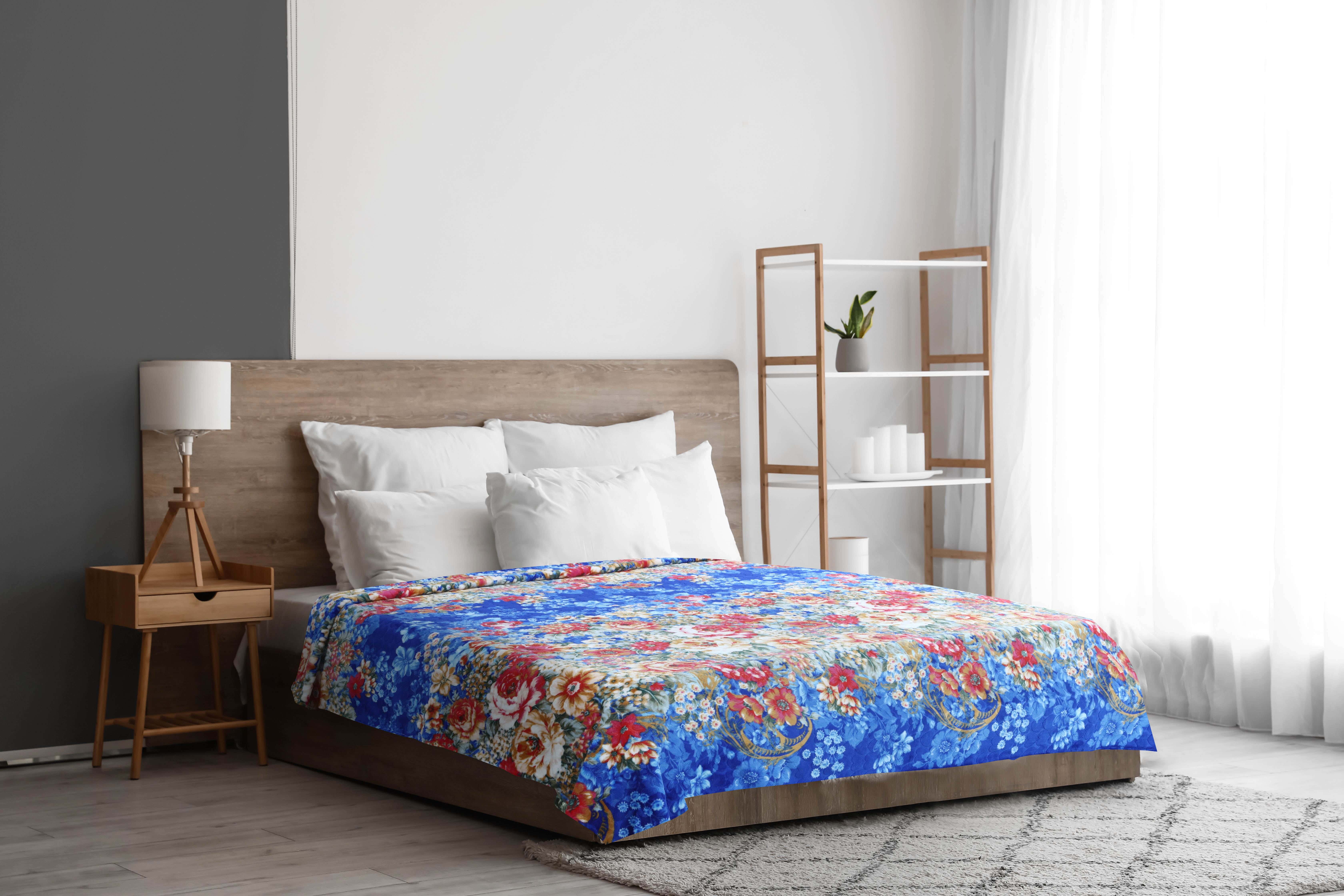 Zebda Bed Heater, 200x210 cm, 1450 gm - Multicolor
