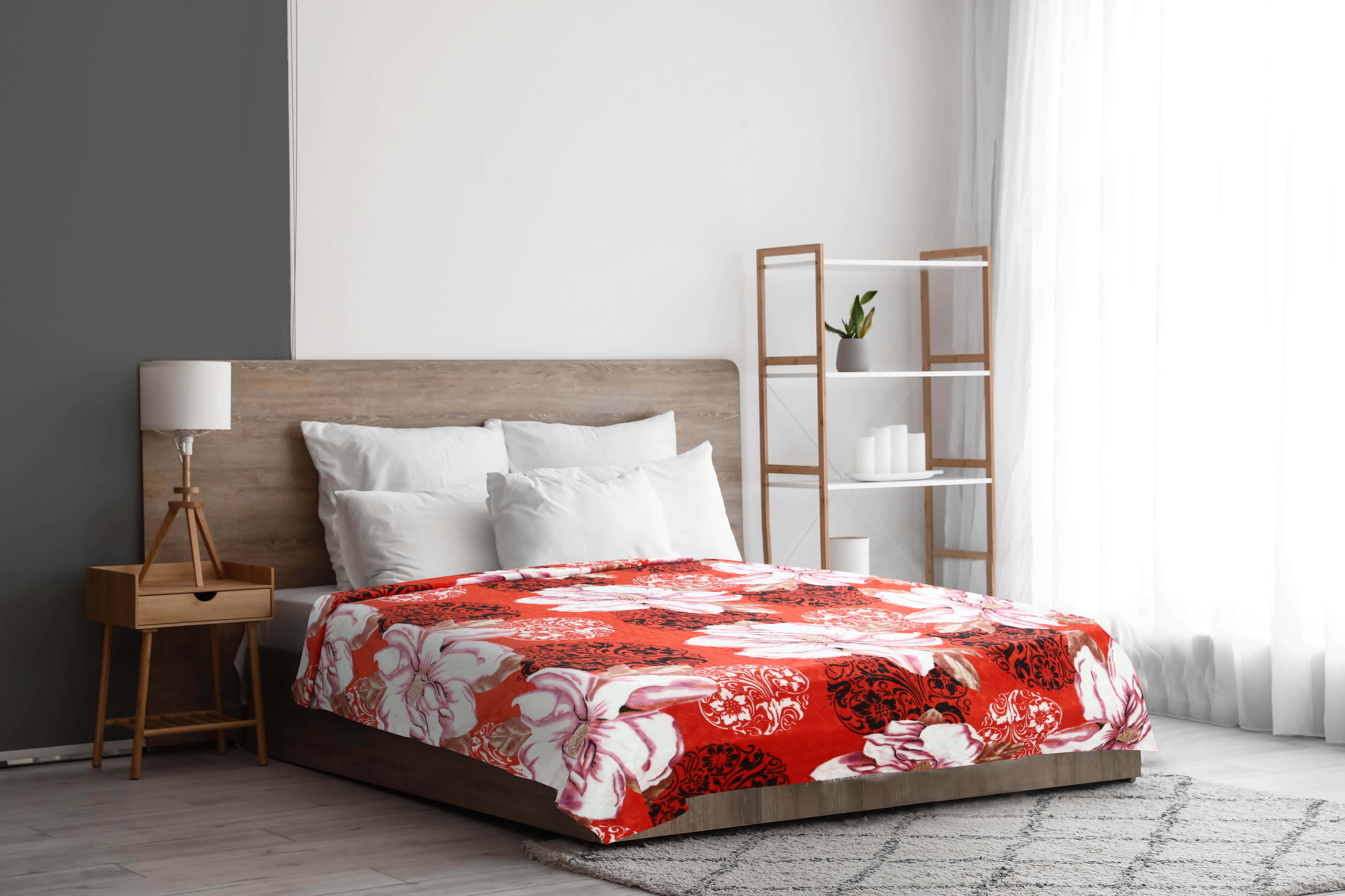 Zebda Bed Heater, 200x210 cm, 1450 gm - Multicolor