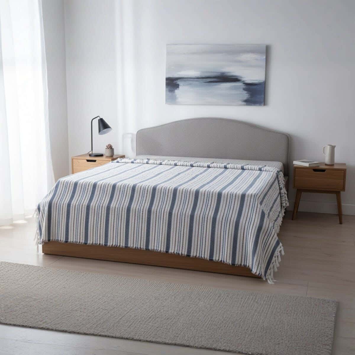 Lili Cotton Comforter Set, 2 Pieces, 180x230 cm, 2600 gm - Multicolor
