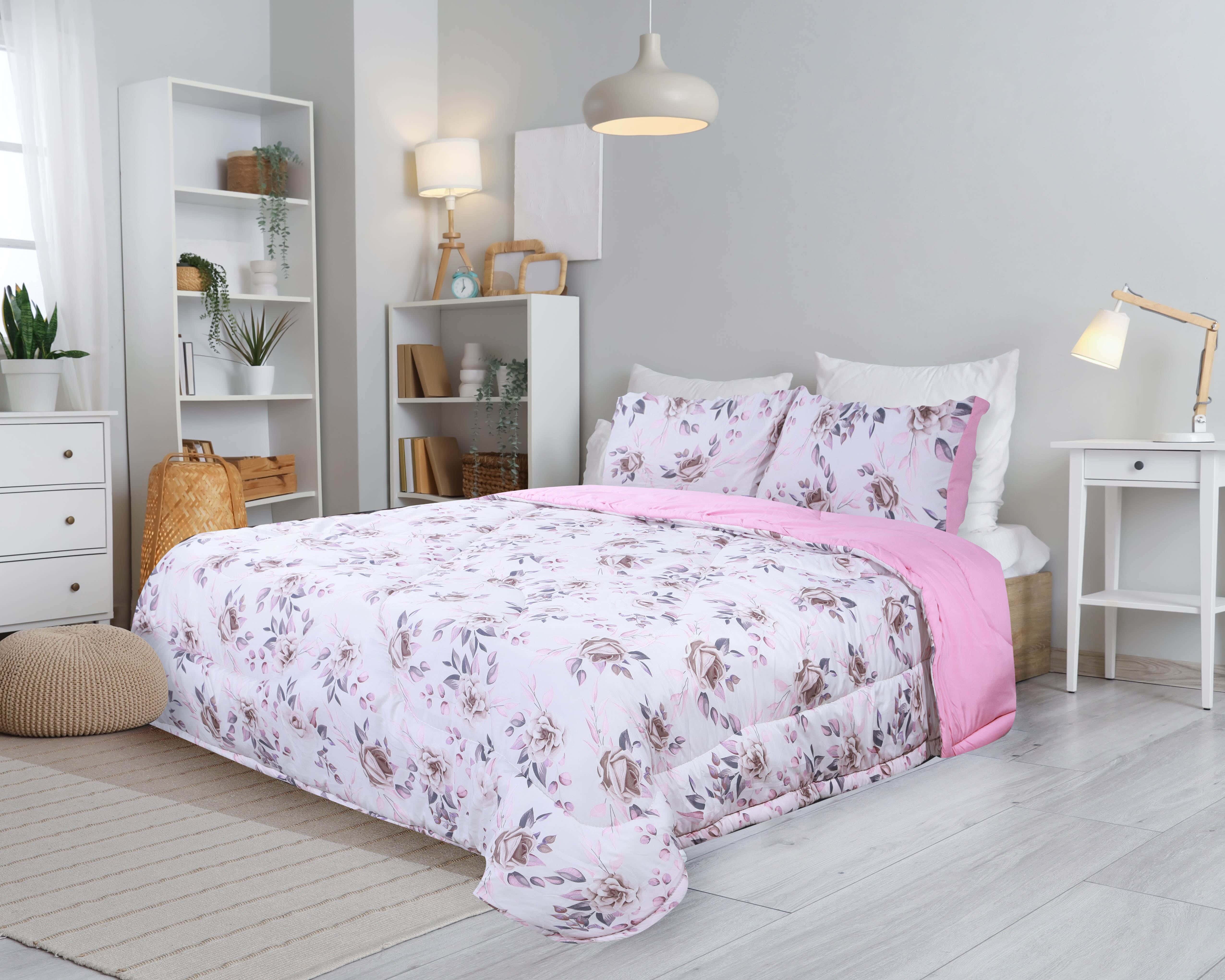 Microfiber Quilt set, 3 pieces, 230x240 cm, 3300 gm - Multicolor