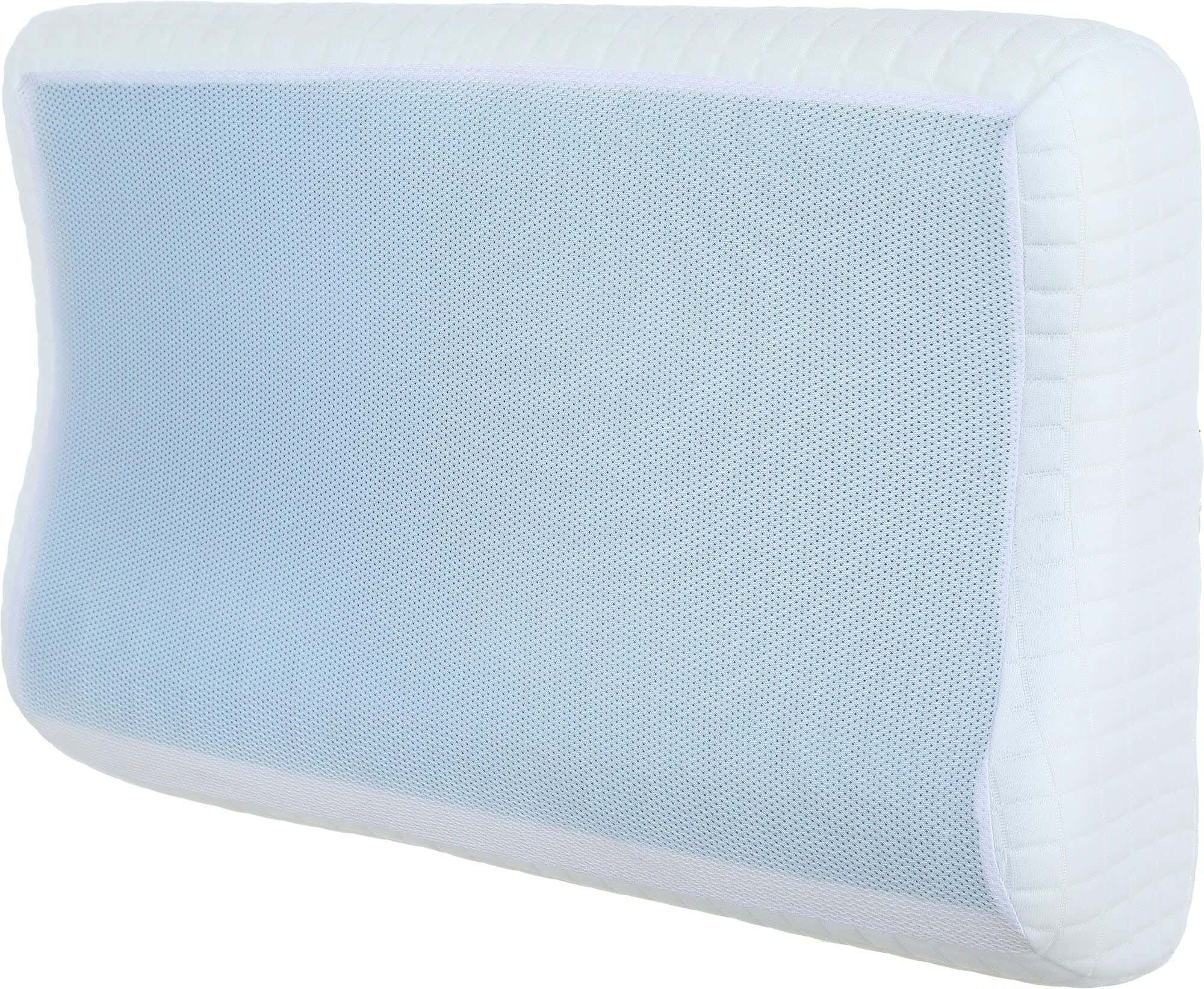 Venos Memory Foam Bed Pillow, 40×60 cm, approximately 1650 grm - White Light Blue