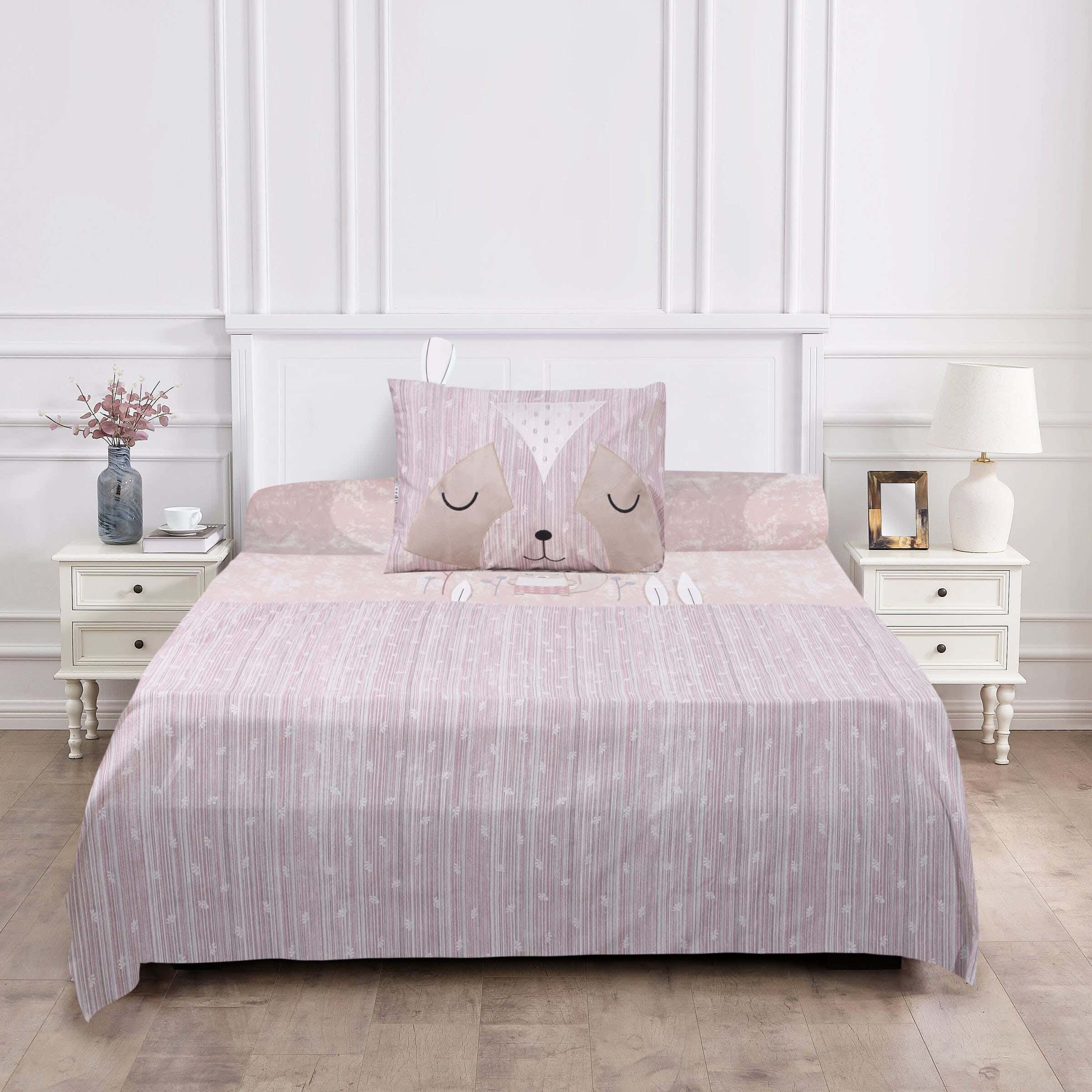 Verdi Velvet Baby Bedding Sheet Set, 6 Pieces, 200x240 cm, 3300 gm - Cashmere