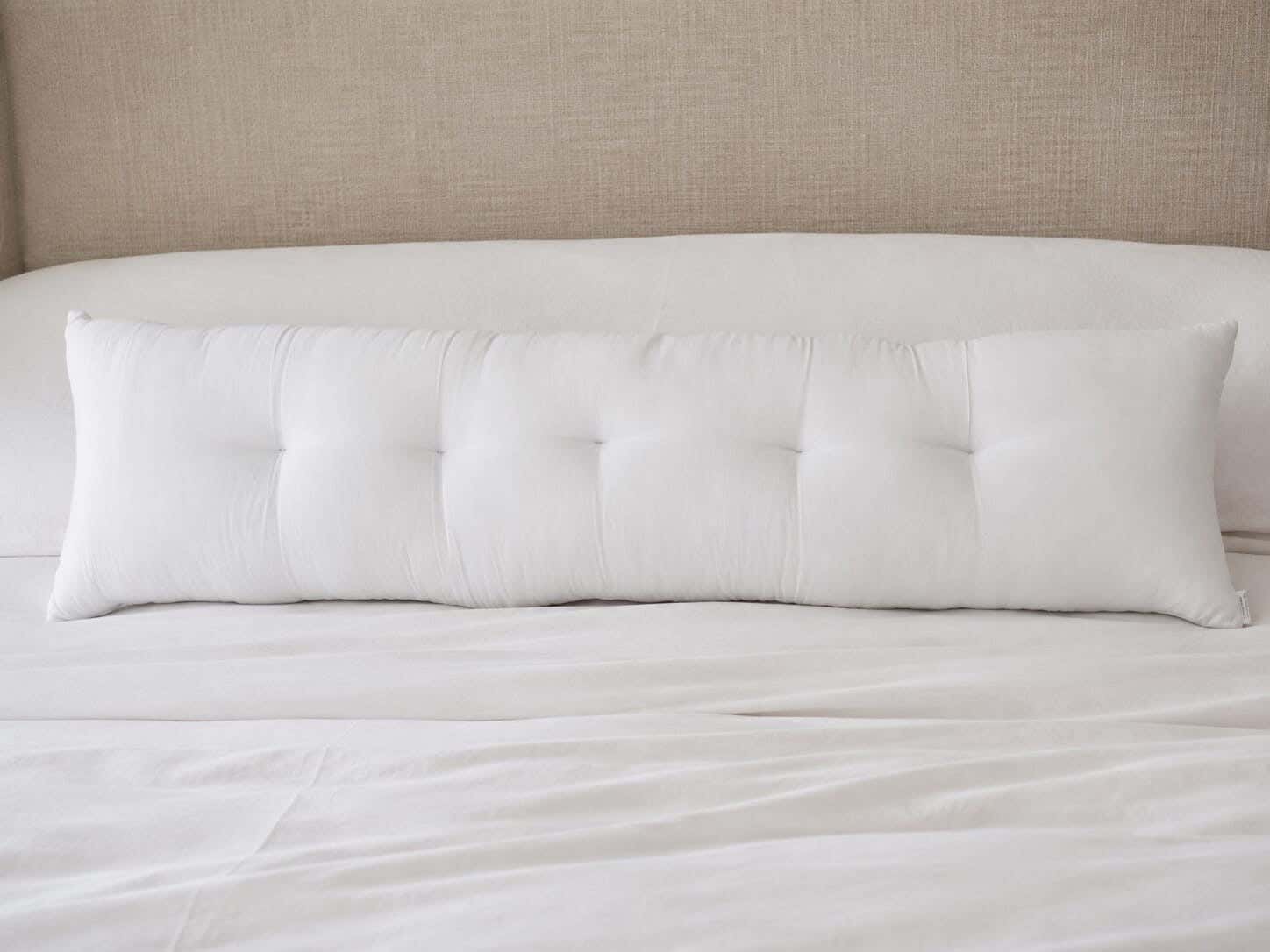 Aldora Fiber Pillow, 40×180 cm, approximately 2900 grm - White