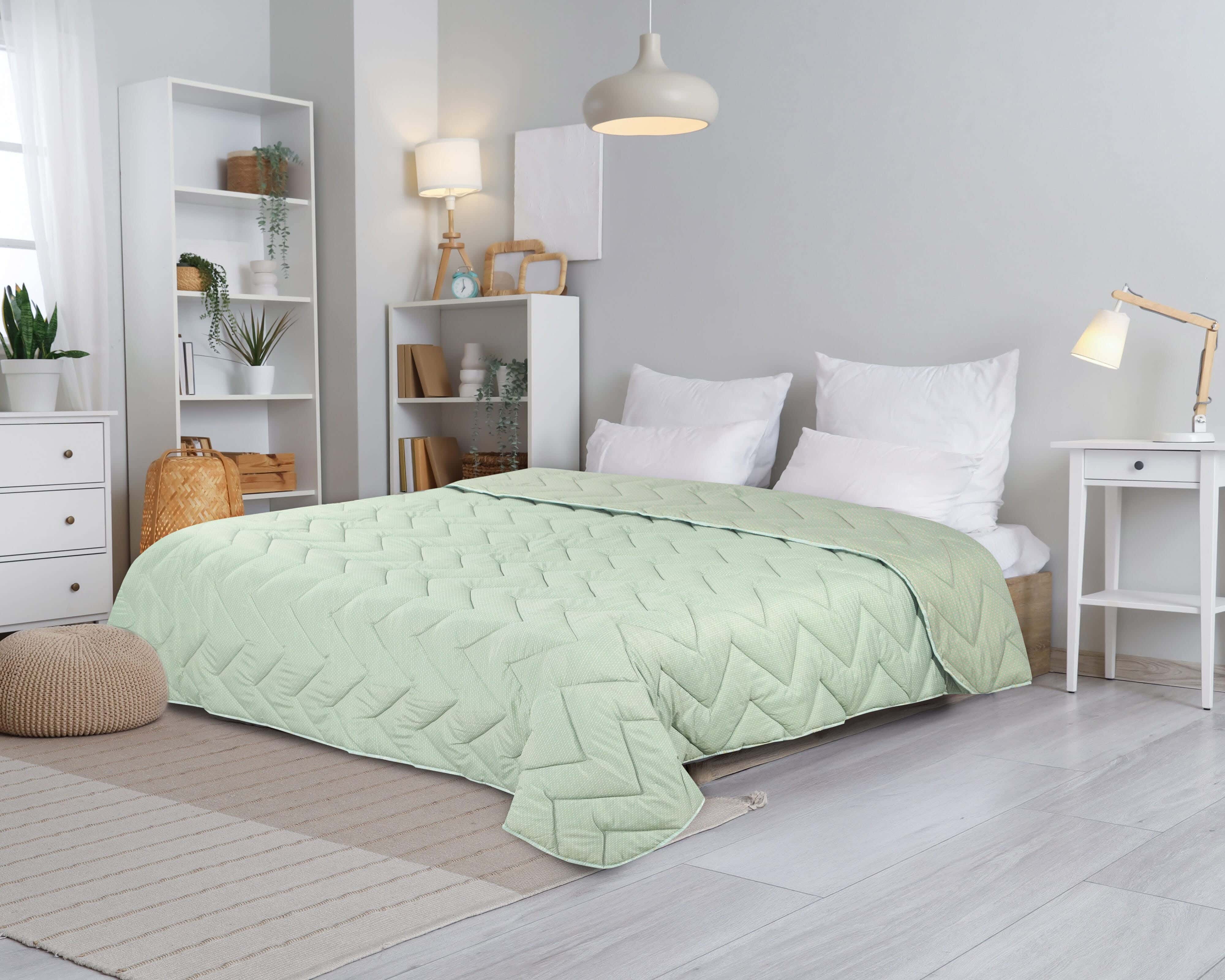 Napoli Microfiber Quilt, 230x250 cm, 2450 gm - Olive