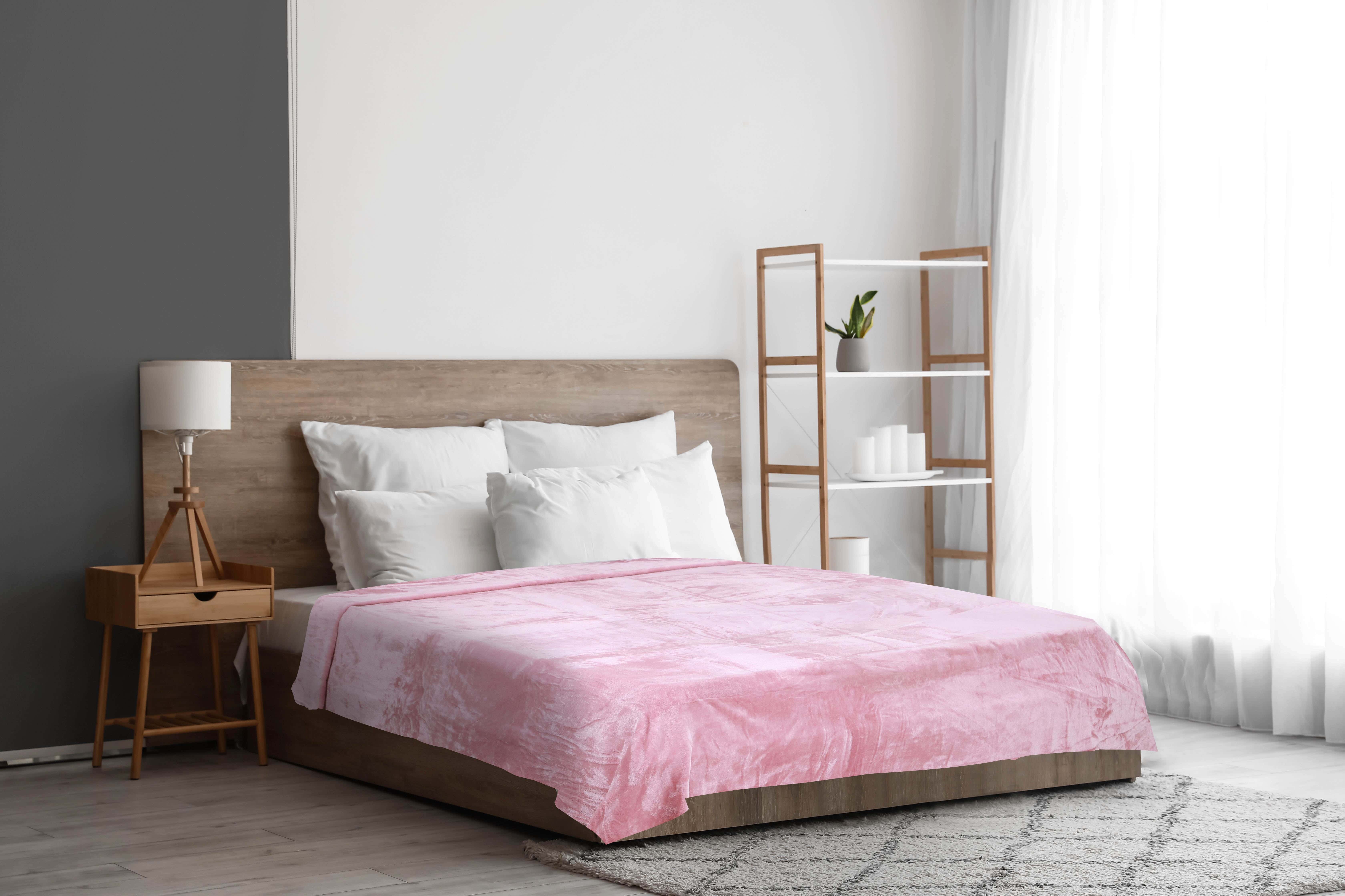 Roma Flannel Bed Heater, 220x240 cm, 1050 gm - Cashmere