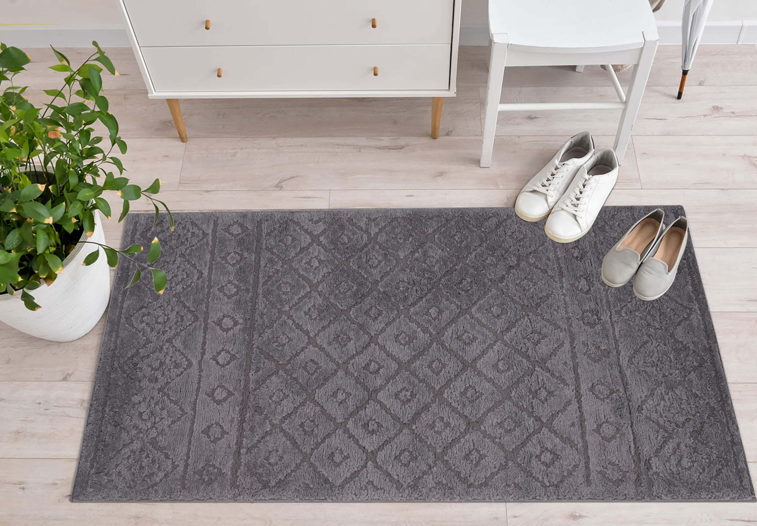 Oriental Weavers Alawy Polypropylene Rug, 150×80 cm - Dark Grey